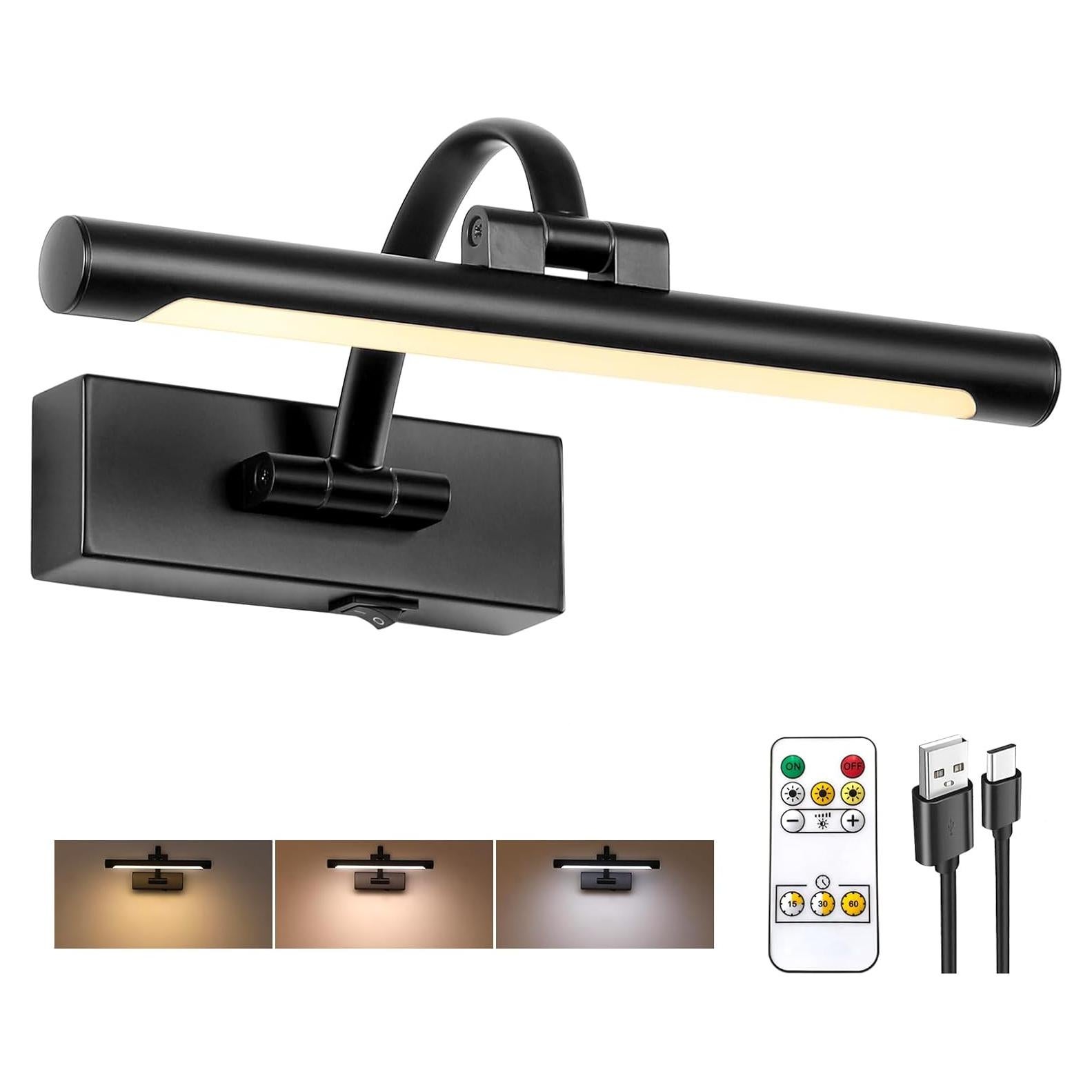 Luz de Imagen LED Tassuowell 30.48 cm Batería Recargable