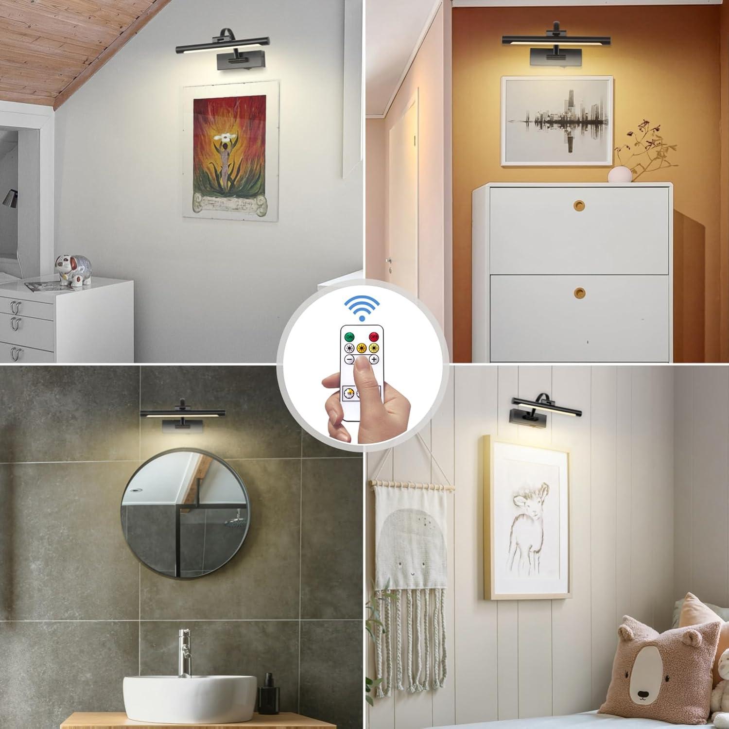 Luz de Imagen LED Tassuowell 30.48 cm Batería Recargable