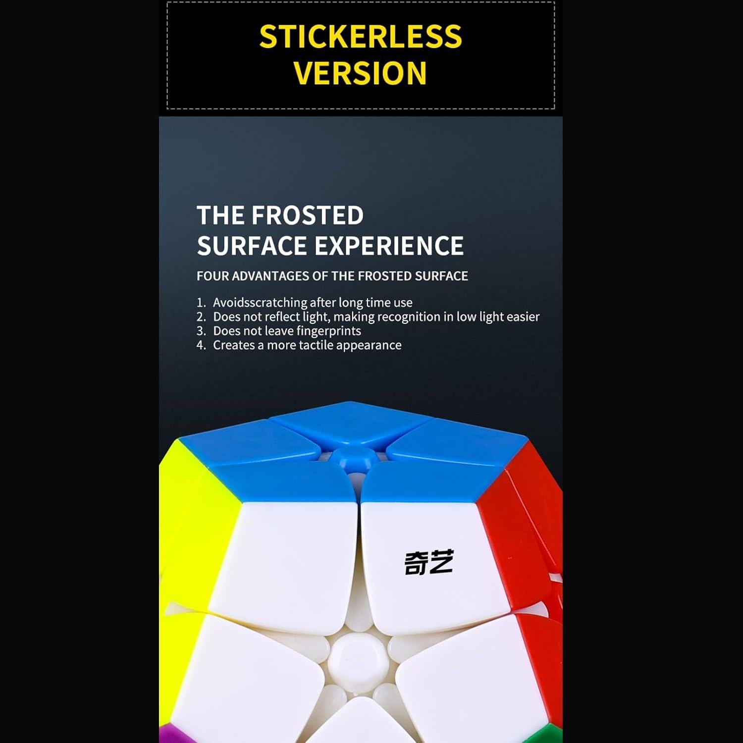 Cubo Megaminx QYTOYS Velocidad Dodecaedro Antiestrés 5cm