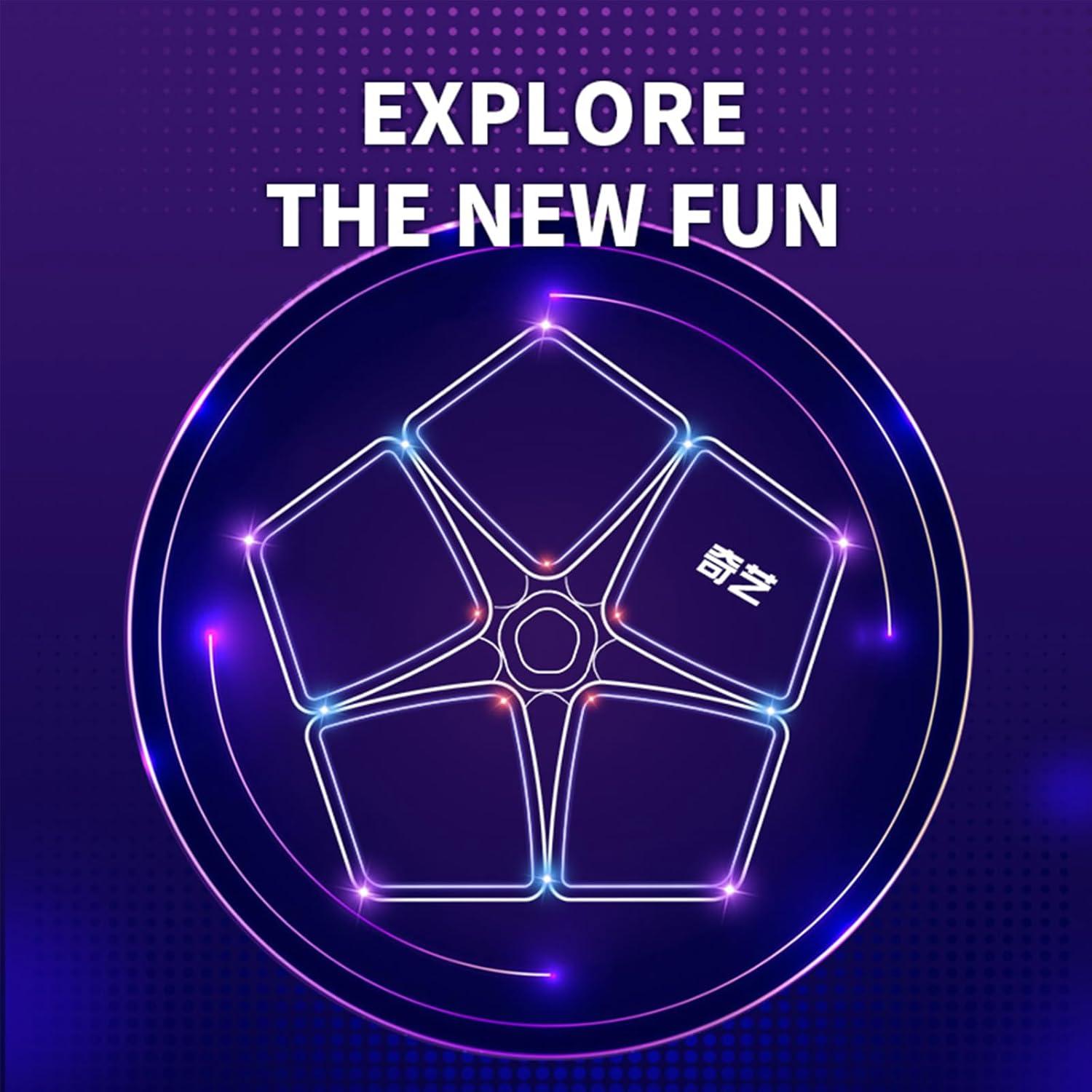 Cubo Megaminx QYTOYS Velocidad Dodecaedro Antiestrés 5cm