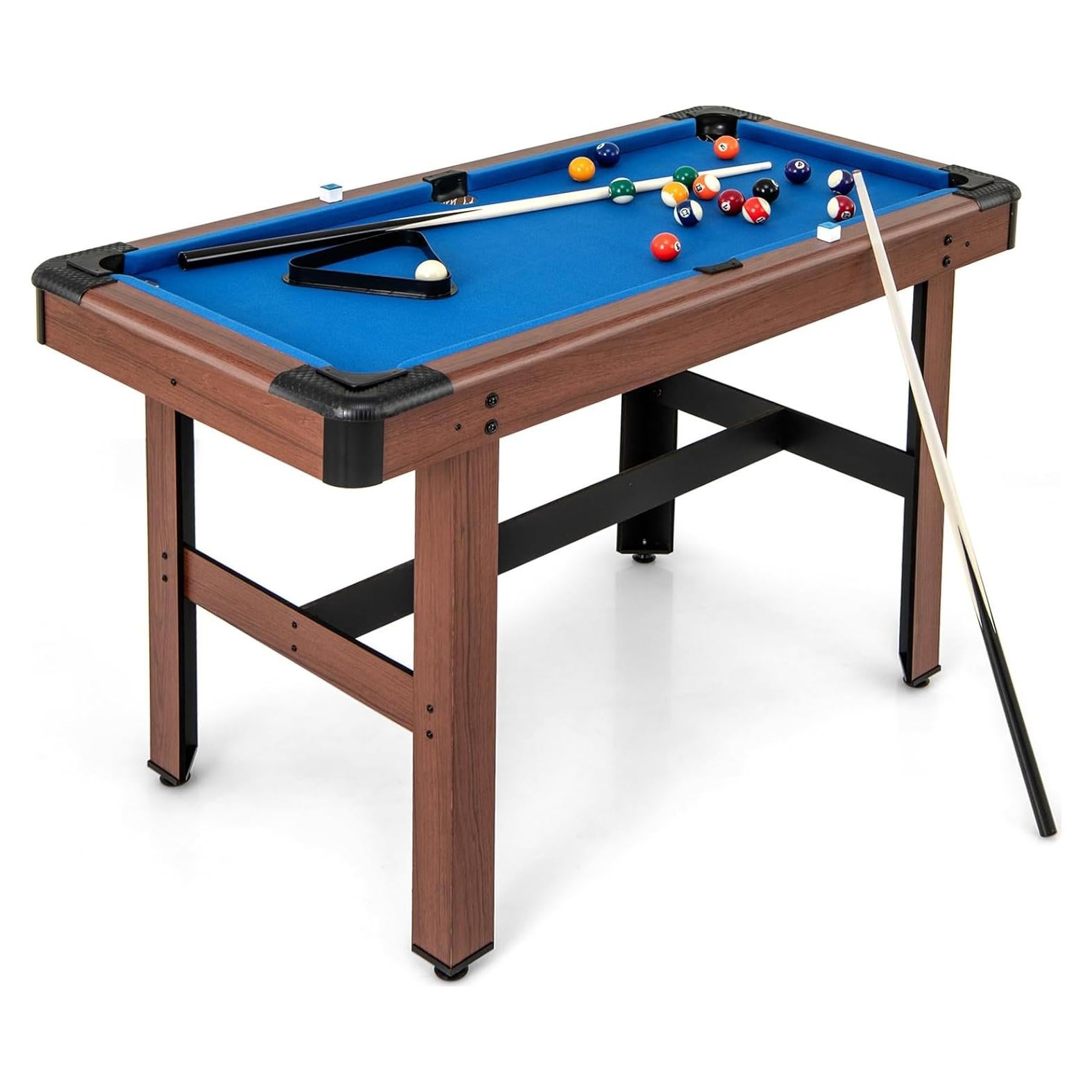 Mesa de Billar GYMAX 122x61x76 cm con Accesorios Completo