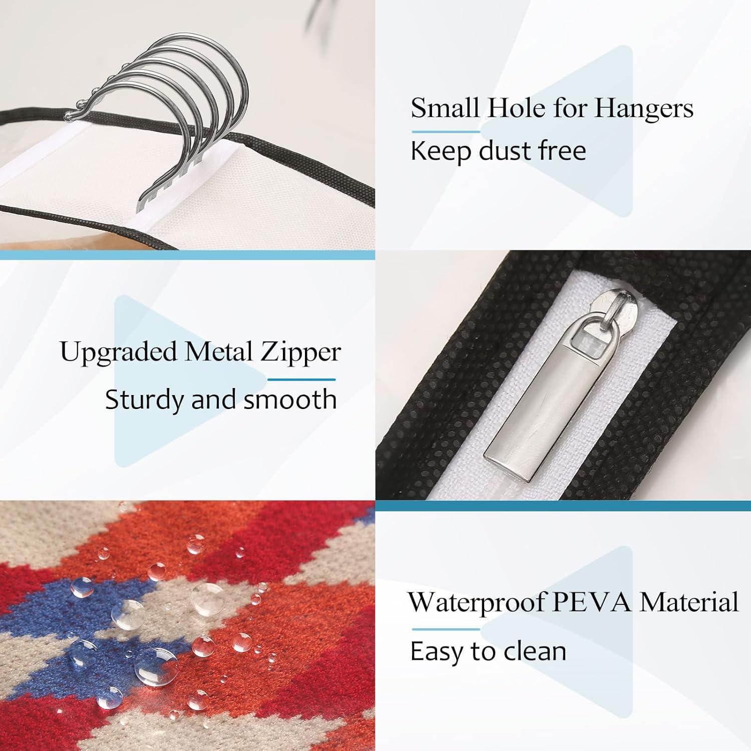 Bolsas de Ropa Colgantes Perber 60x100 cm Pack de 4