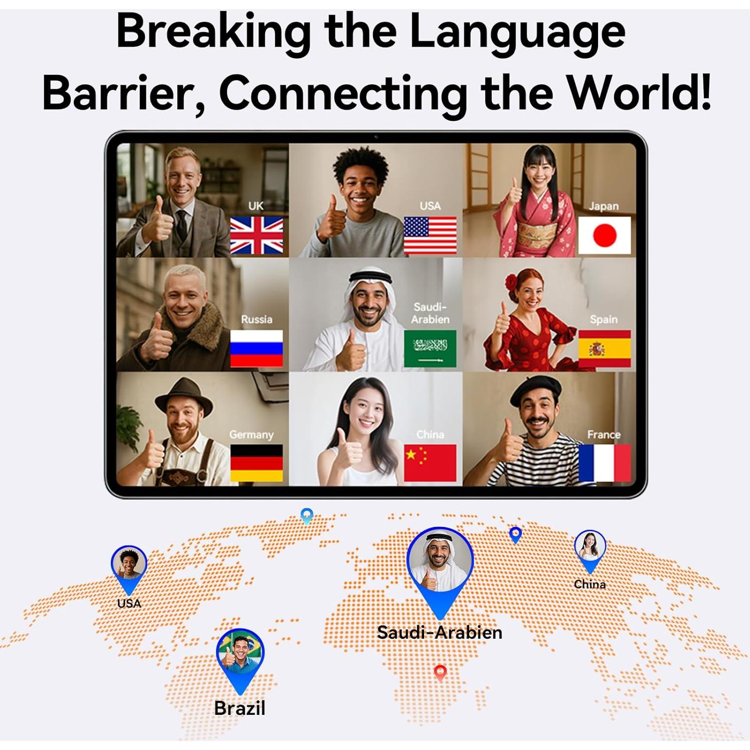 Auriculares Traductores AI PocBuds M79, 164 Idiomas, Sonido HD