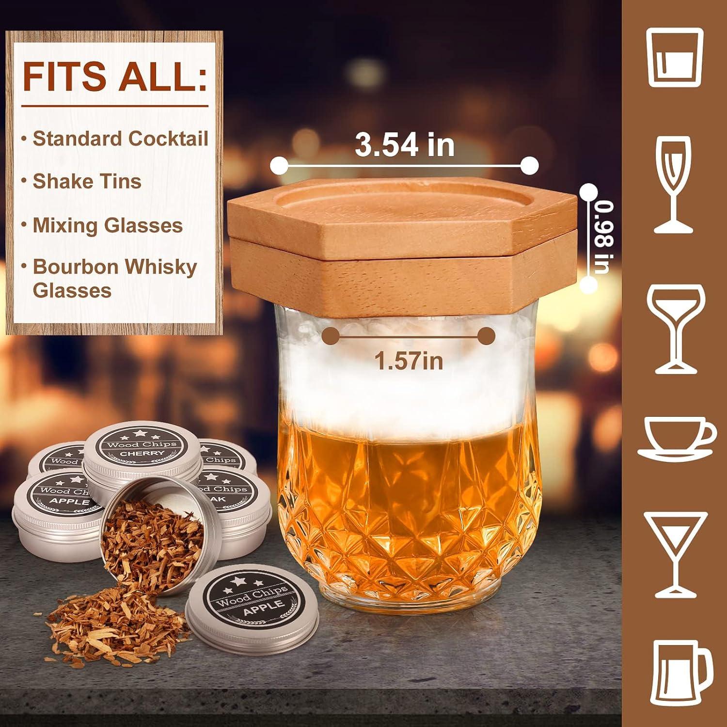 Kit de Ahumador de Cócteles WEICHA para Whiskey y Bourbon