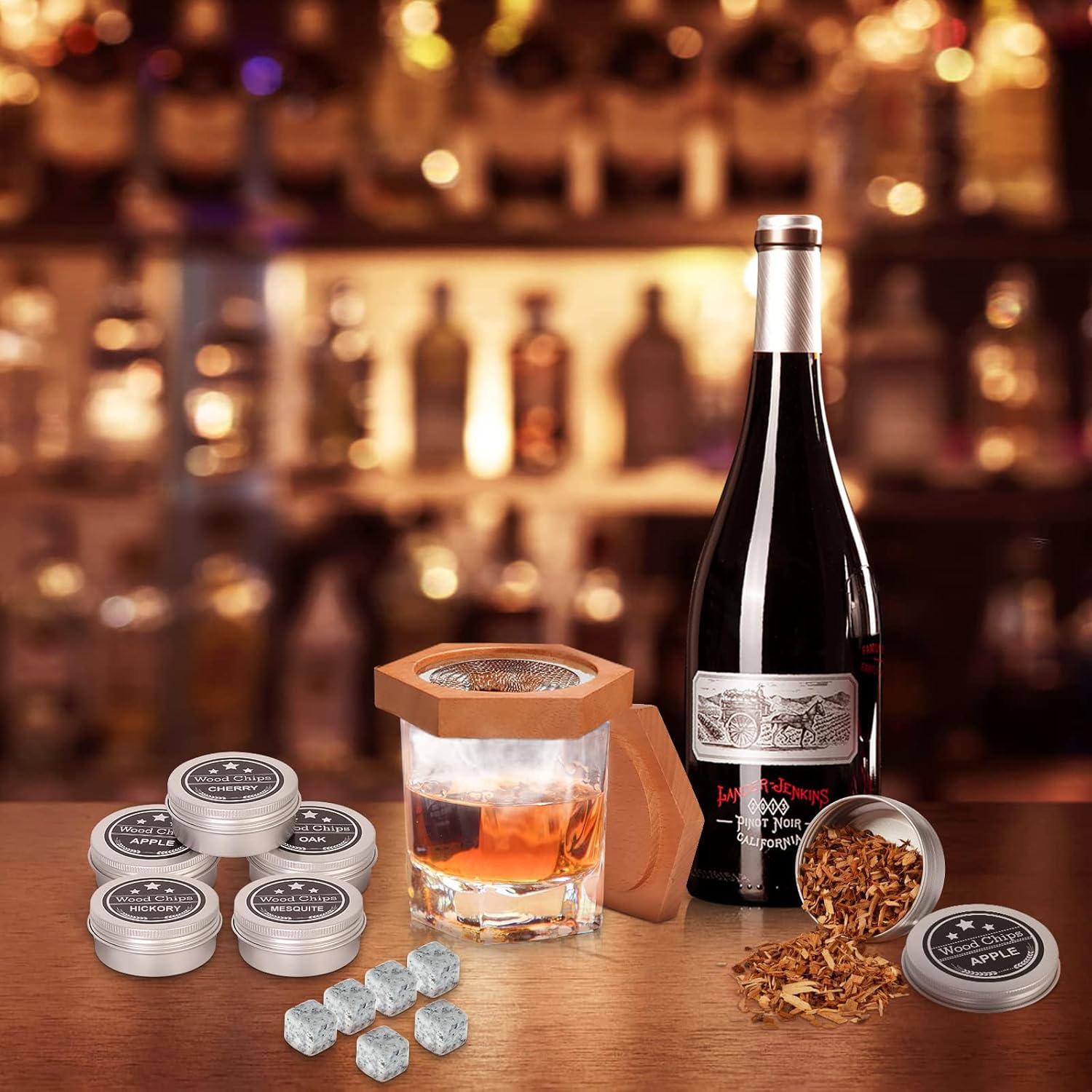 Kit de Ahumador de Cócteles WEICHA para Whiskey y Bourbon