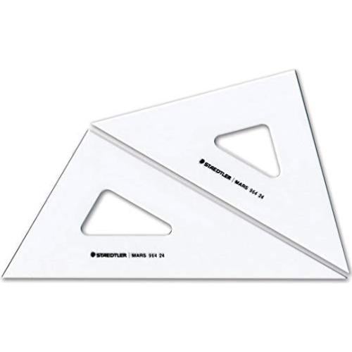 Set de Dibujo Regla Triangular Staedtler 964 24 - 24 cm Acrílico