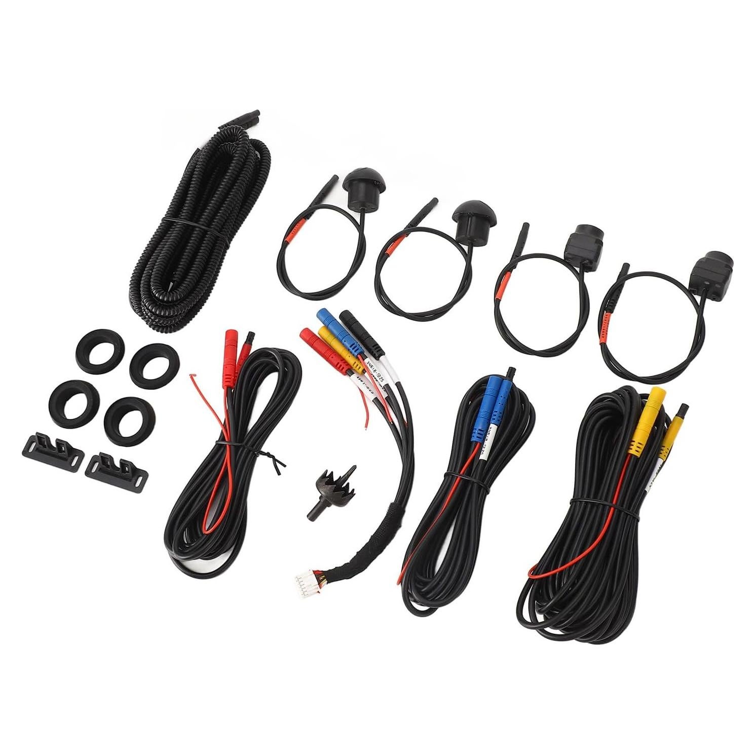 Sistema de Cámara de Coche 360 ERYUE, 4 Cámaras, IP68, Visión Nocturna