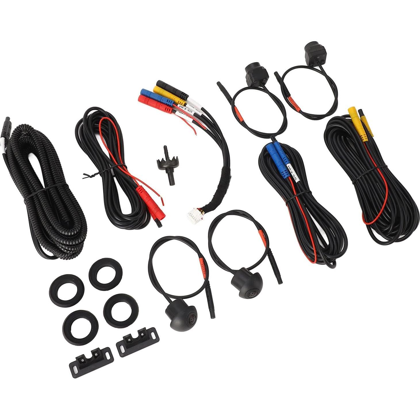 Sistema de Cámara de Coche 360 ERYUE, 4 Cámaras, IP68, Visión Nocturna