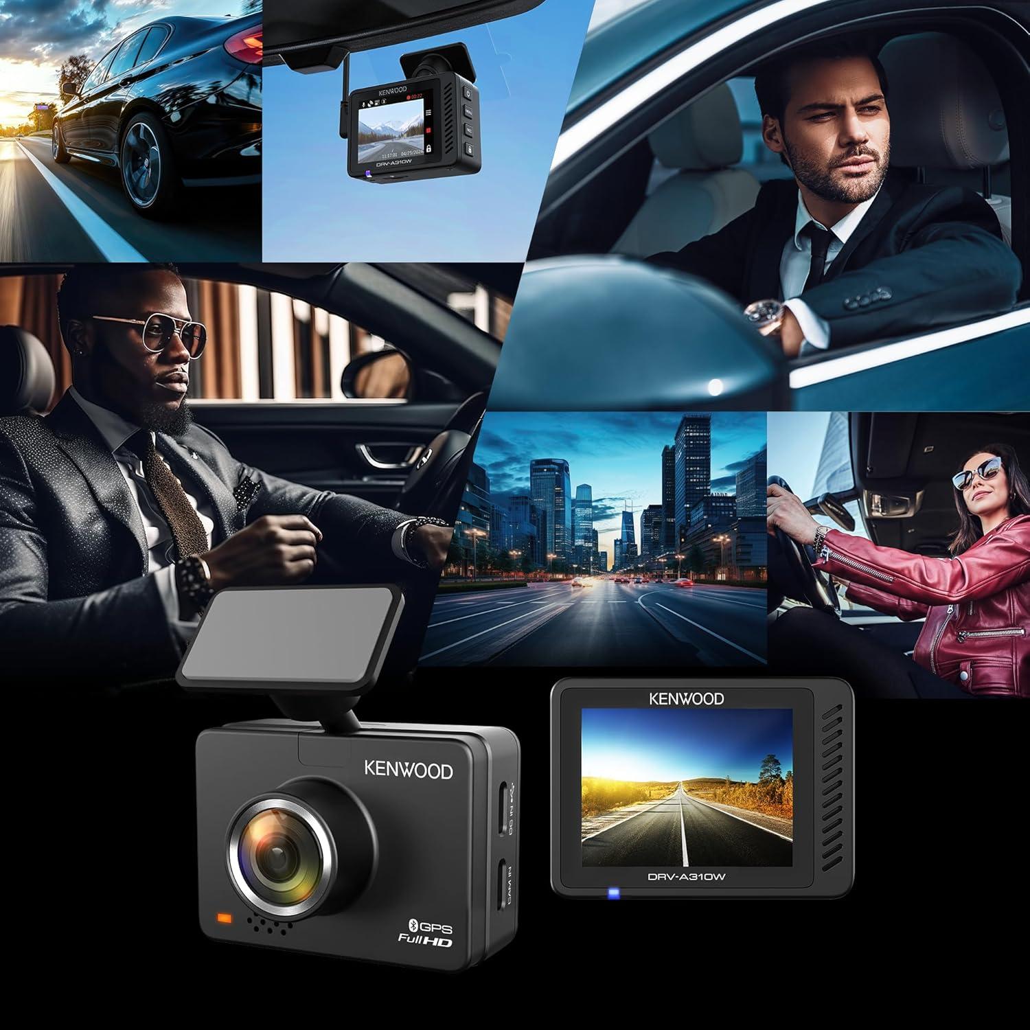 Cámara de Tablero KENWOOD DRV-A310W Full HD con GPS