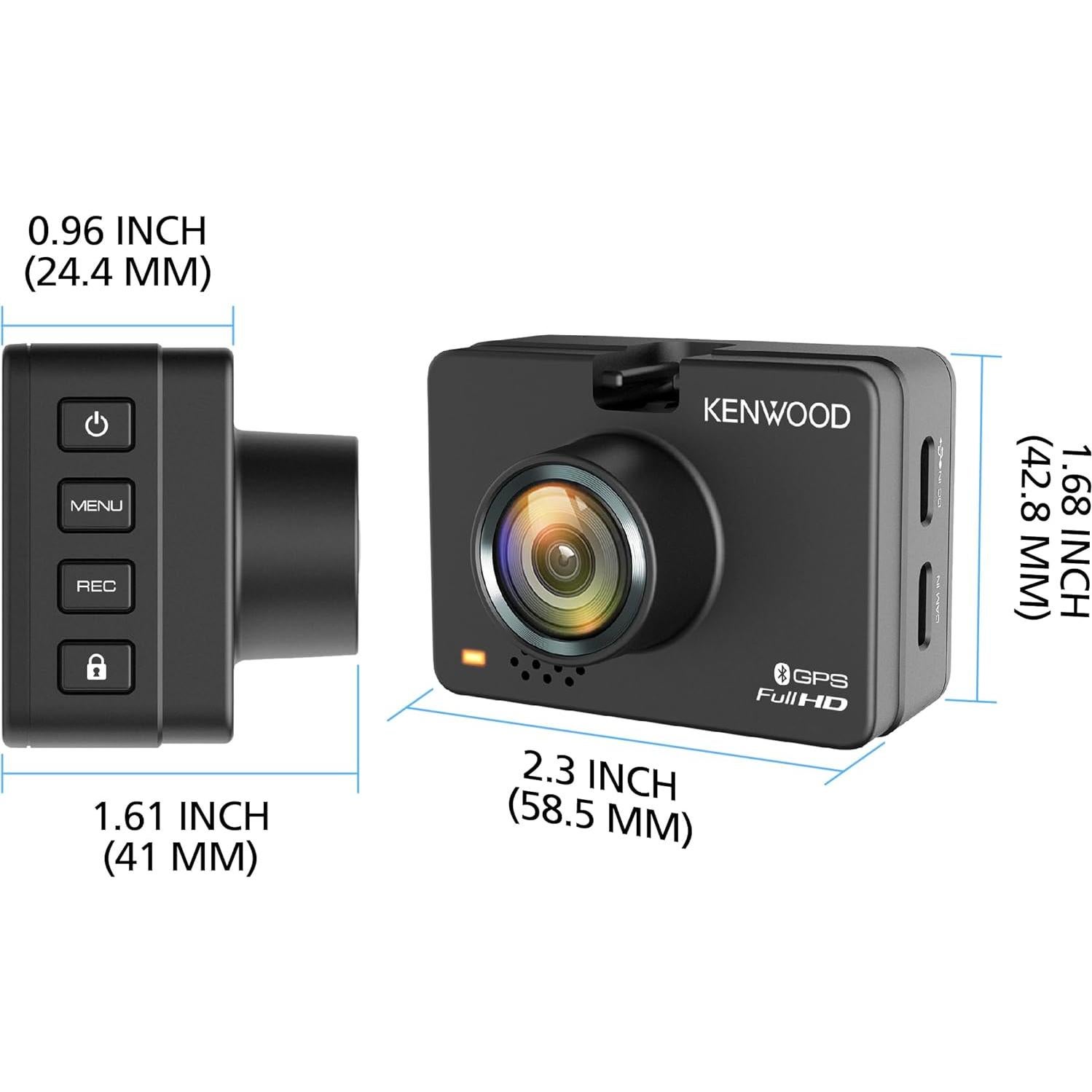 Cámara de Tablero KENWOOD DRV-A310W Full HD con GPS