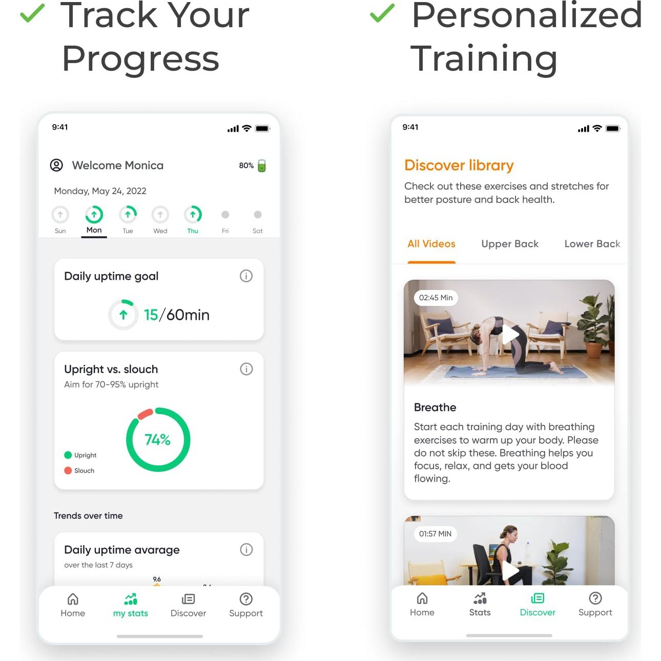 Entrenador de Postura UPRIGHT GO S Lite Unisex - 4.8x2.8cm