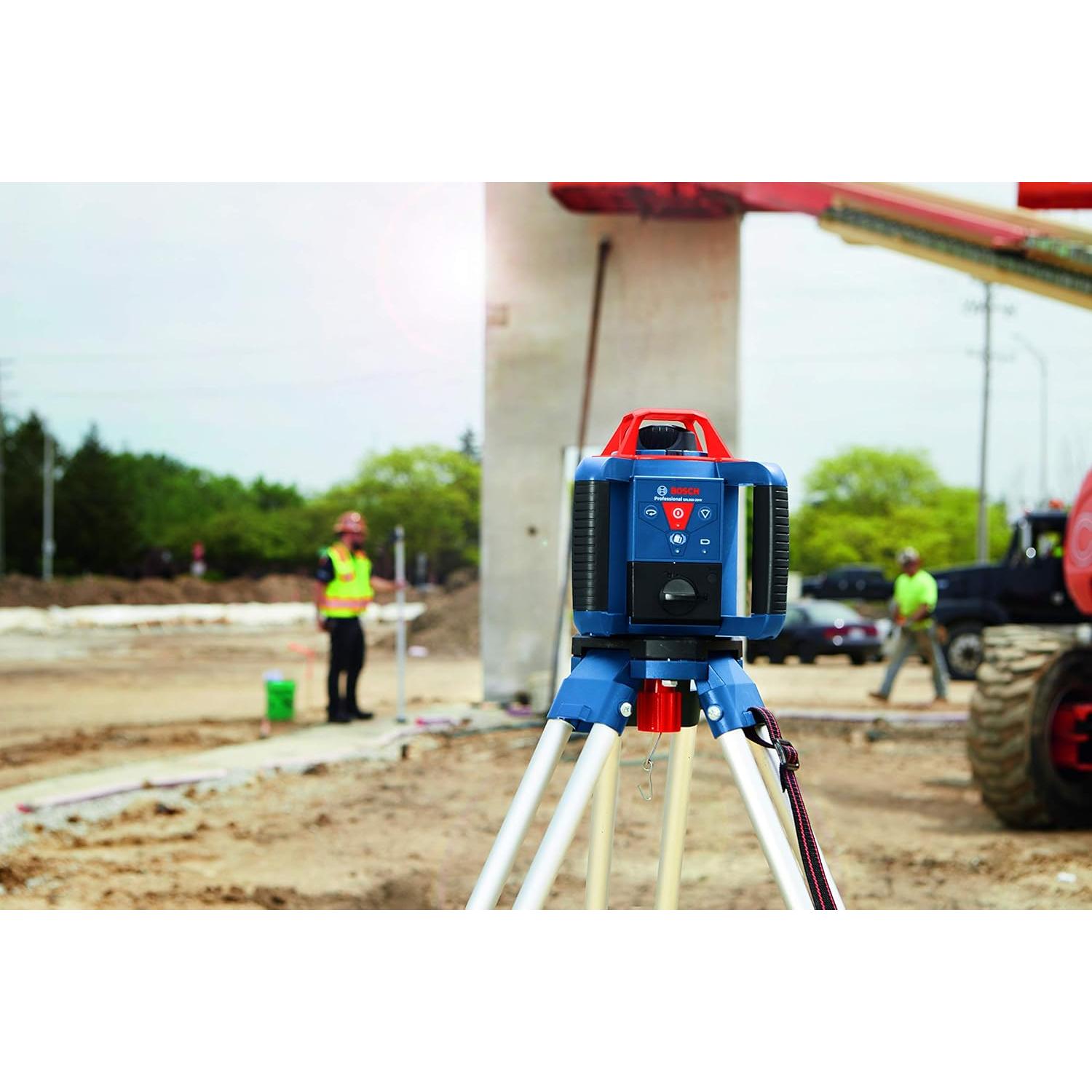 Láser Rotativo Bosch GRL900-20HVK con Tripode y Receptor