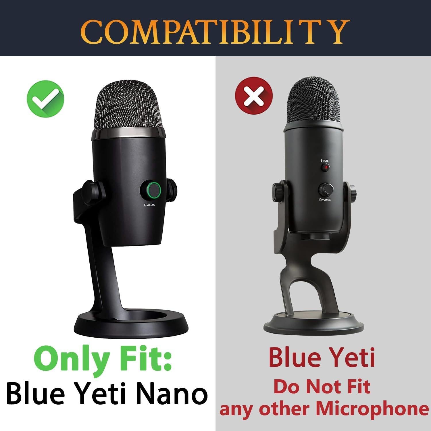 Filtros Pop para Micrófonos SOULWIT - Compatible con Blue Yeti Nano