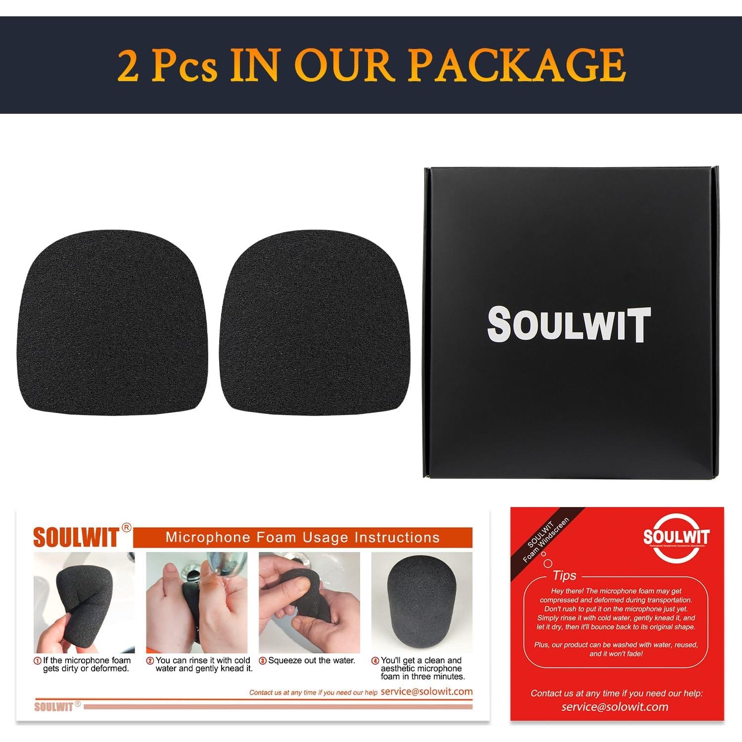 Filtros Pop para Micrófonos SOULWIT - Compatible con Blue Yeti Nano