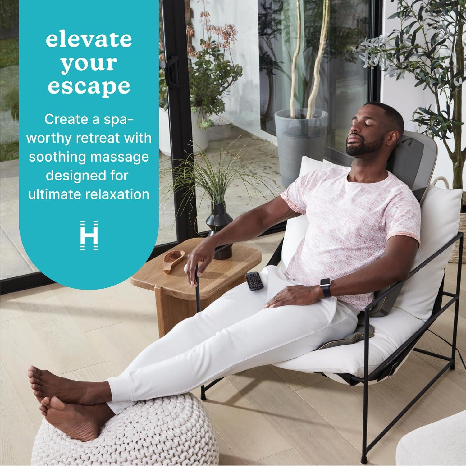 Cojín de Masaje Shiatsu HoMedics Elite II con Calor