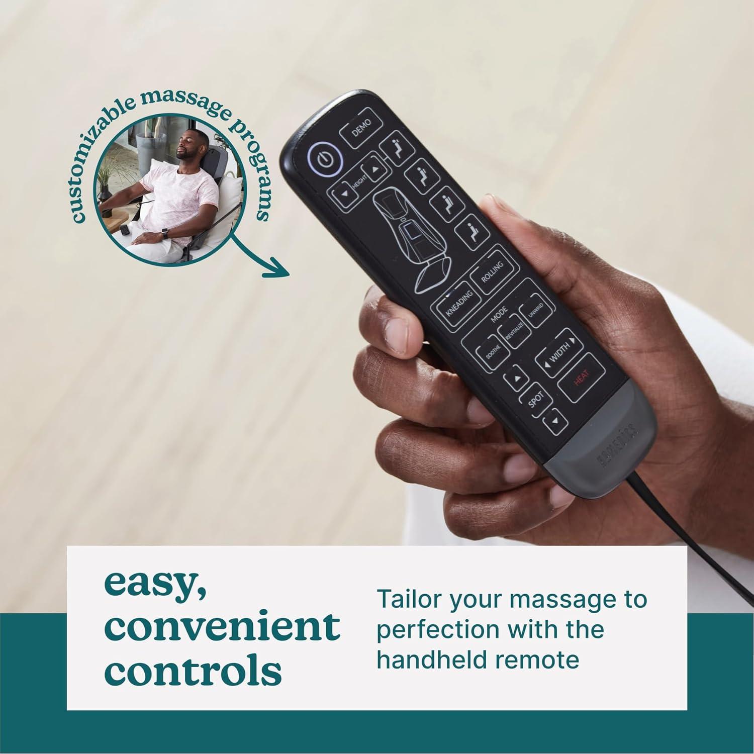 Cojín de Masaje Shiatsu HoMedics Elite II con Calor