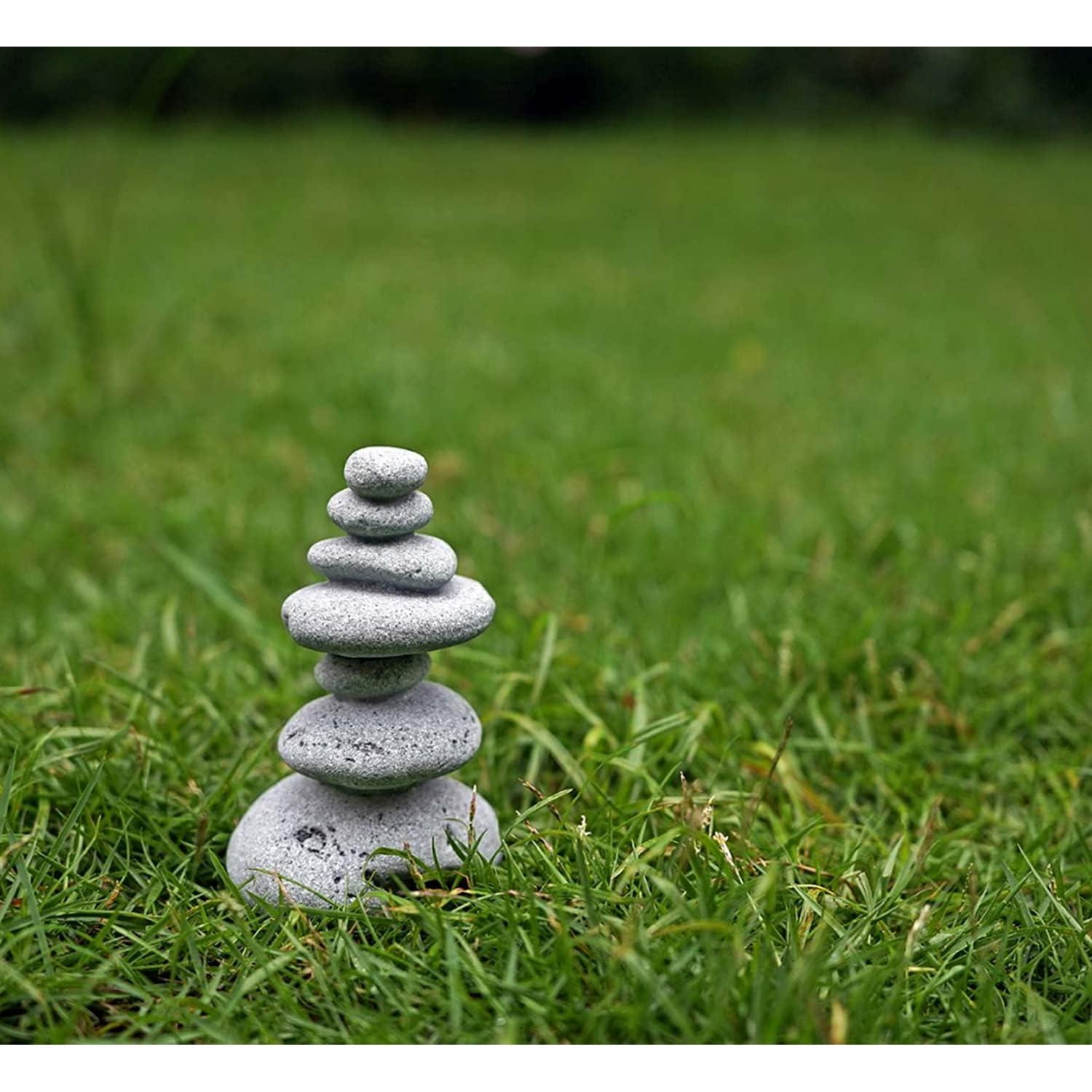 Piedras Apilables Zen Sdeetesamjun para Jardín y Oficina