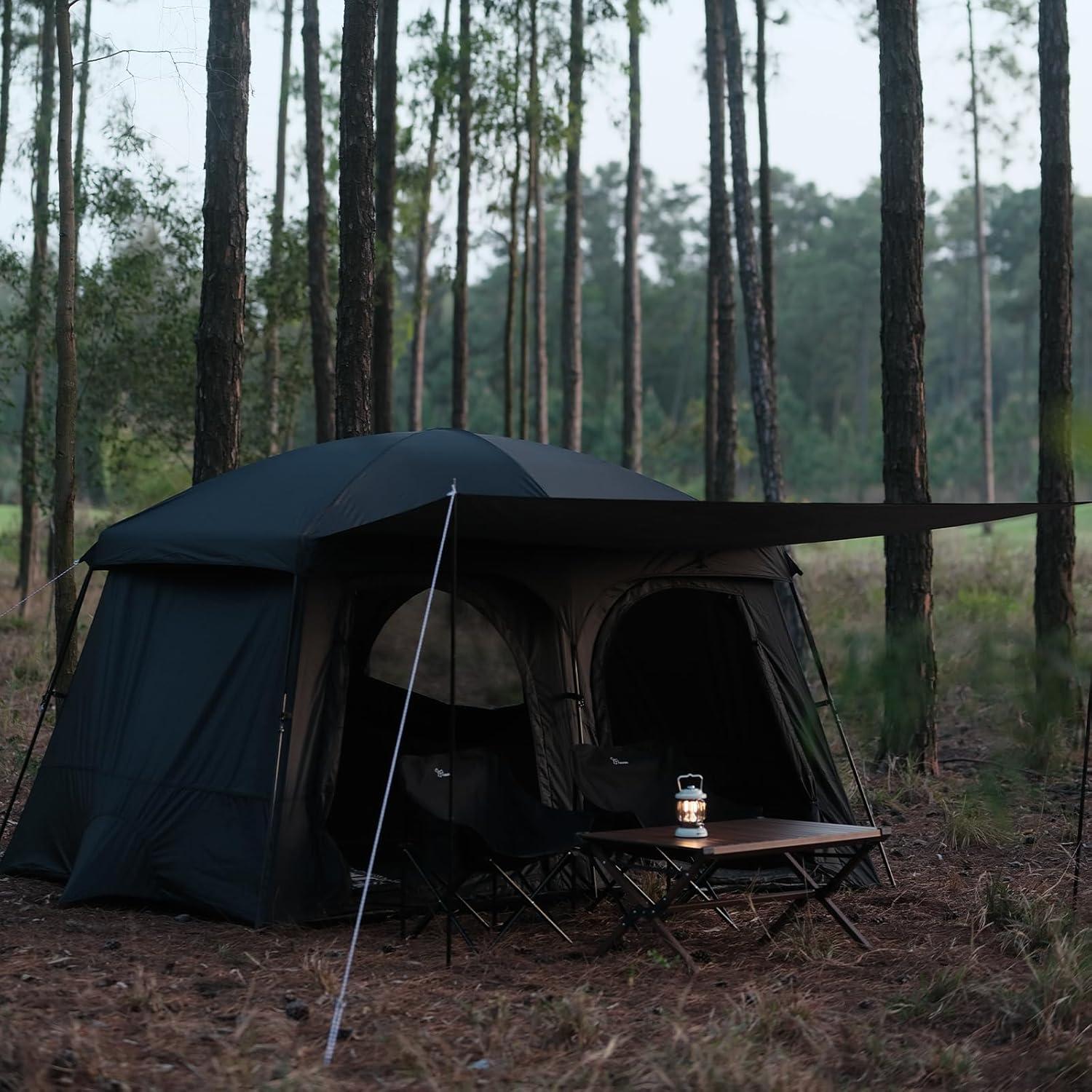 Tienda de Camping Vidalido para 8 Personas Impermeable 360x240cm