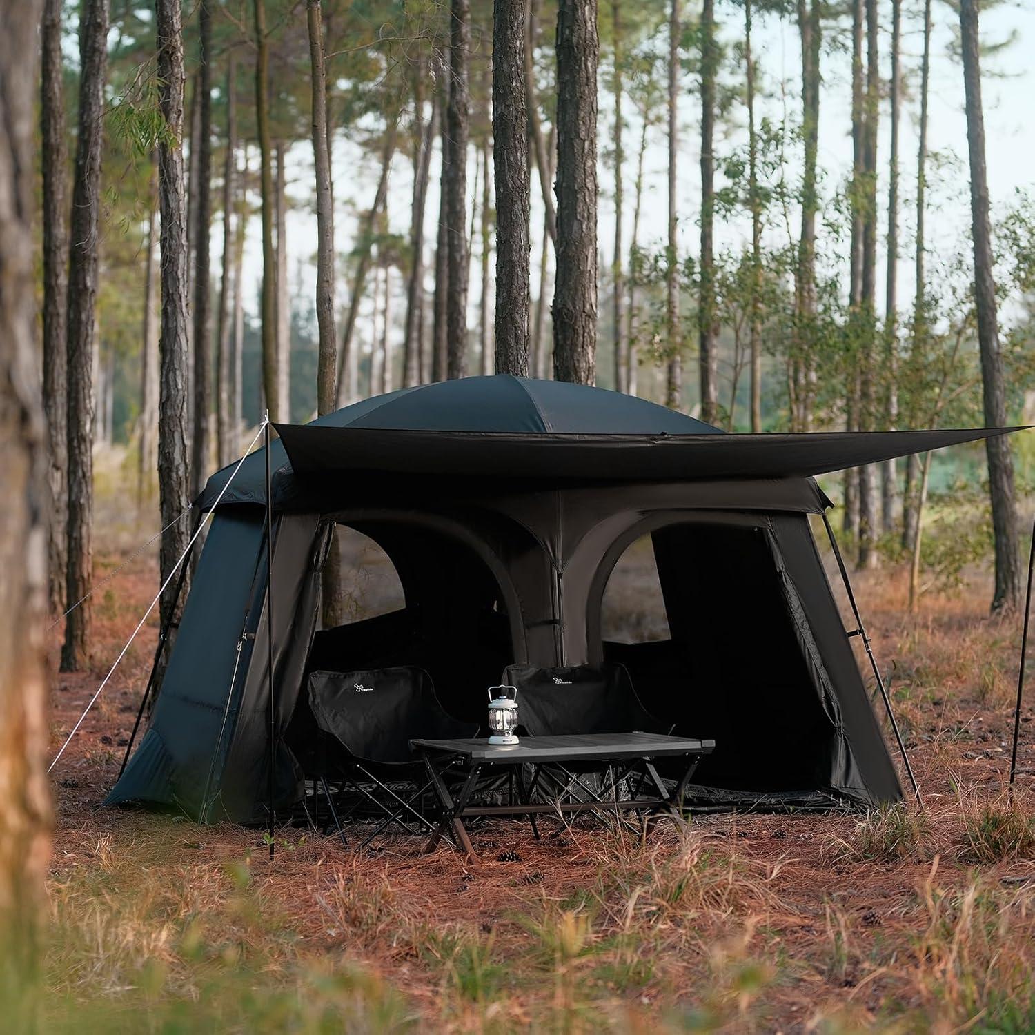 Tienda de Camping Vidalido para 8 Personas Impermeable 360x240cm