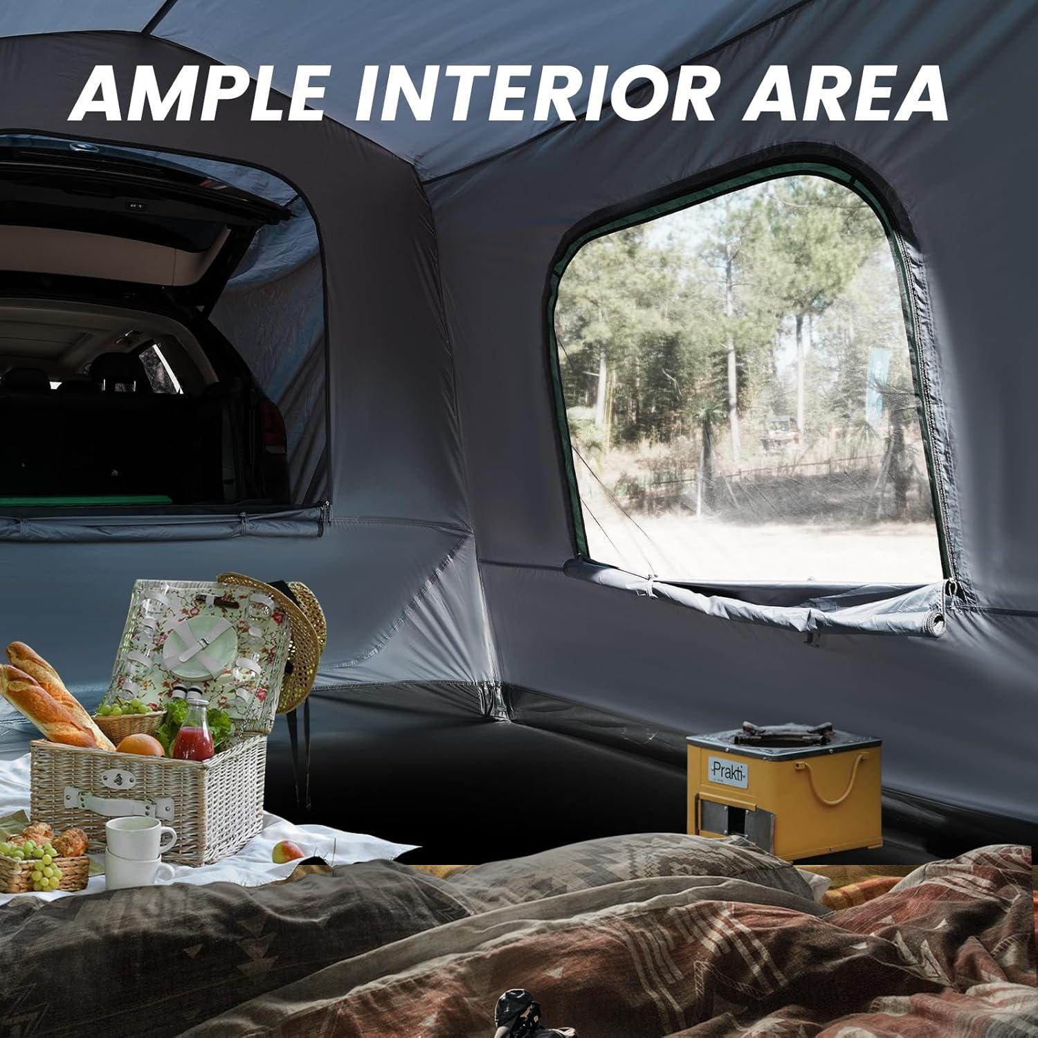 Carpa SUV WildFinder Rectangular 4 Personas Impermeable 2.44x3.23m