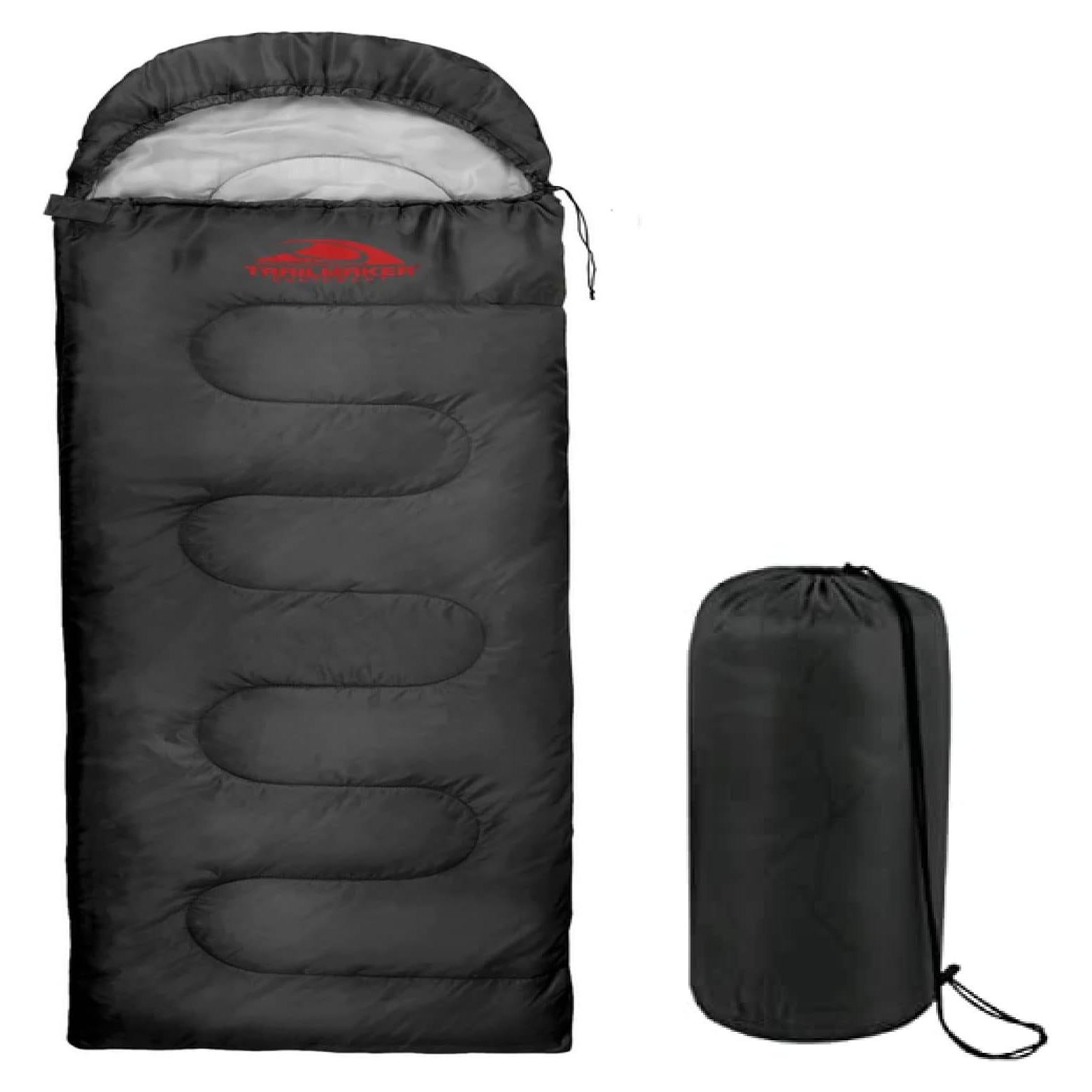 Saco de Dormir Impermeable Trail Maker 7511s 1 Persona Negro