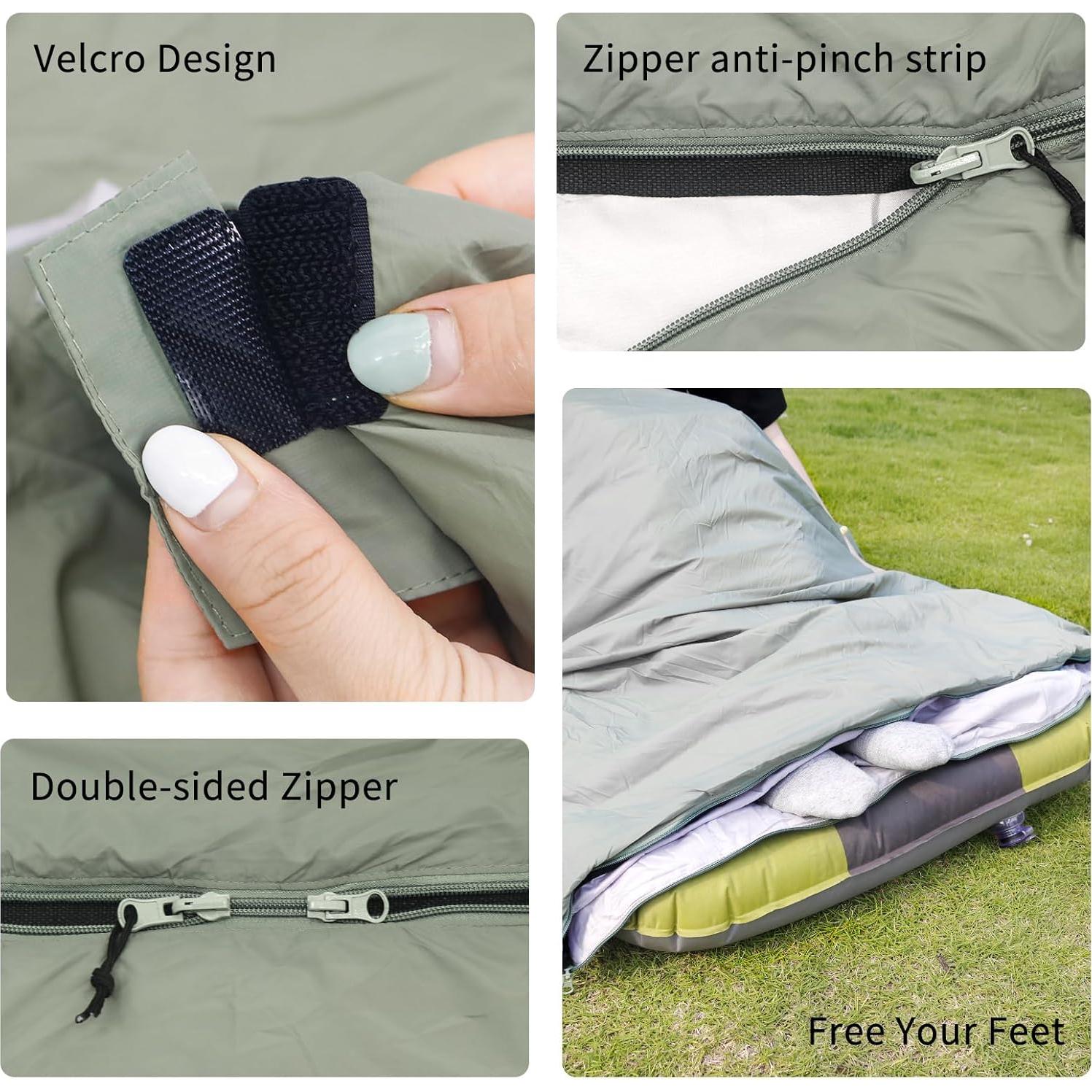 Saco de dormir ultraligero NewDoar CBG017 - 10-21°C, 0.68kg