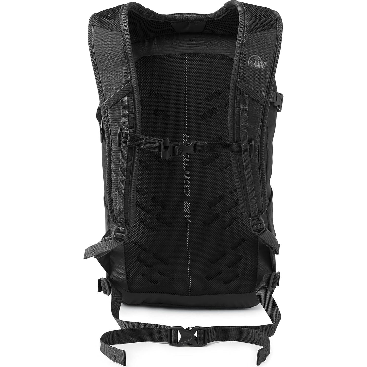 Mochila Lowe Alpine Edge 18L Unisex Negra - Correas Ajustables