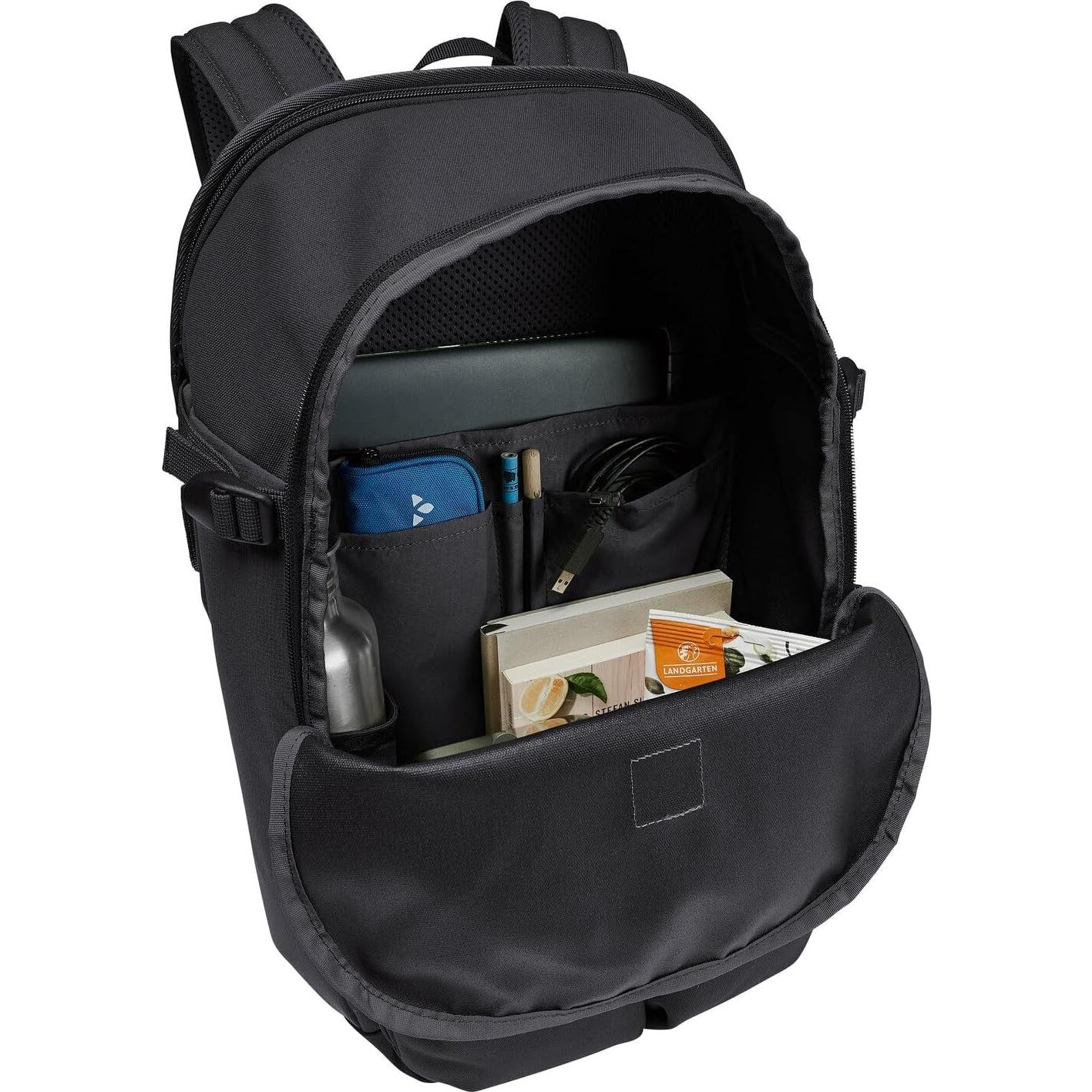 Mochila Vaude Coreway 23L Negra para Laptop 15.6"