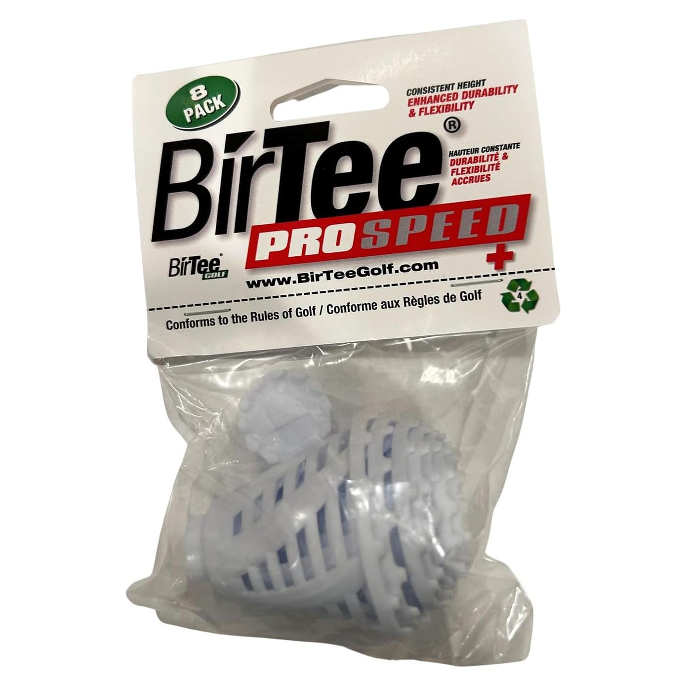Tees de Golf BirTee PROSPEED+ - Paquete de 8 Alturas