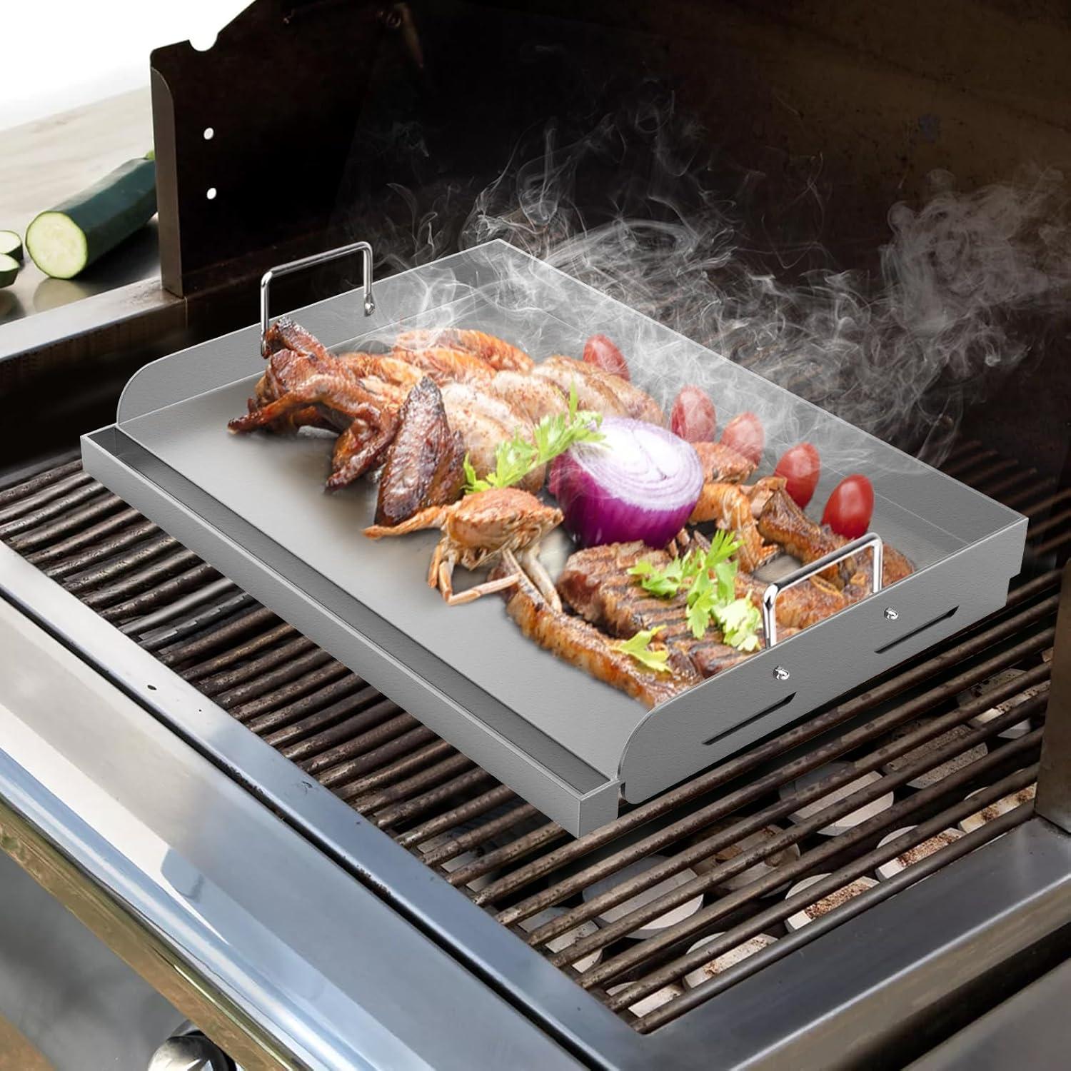 Plancha Universal Barbqtime 43.2x33 cm para Parrilla Gas/Carbón