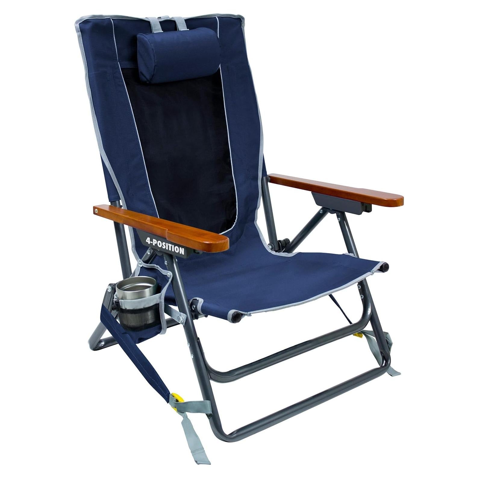 Silla de Camping Plegable GCI Outdoor Mochilero Wilderness Azul