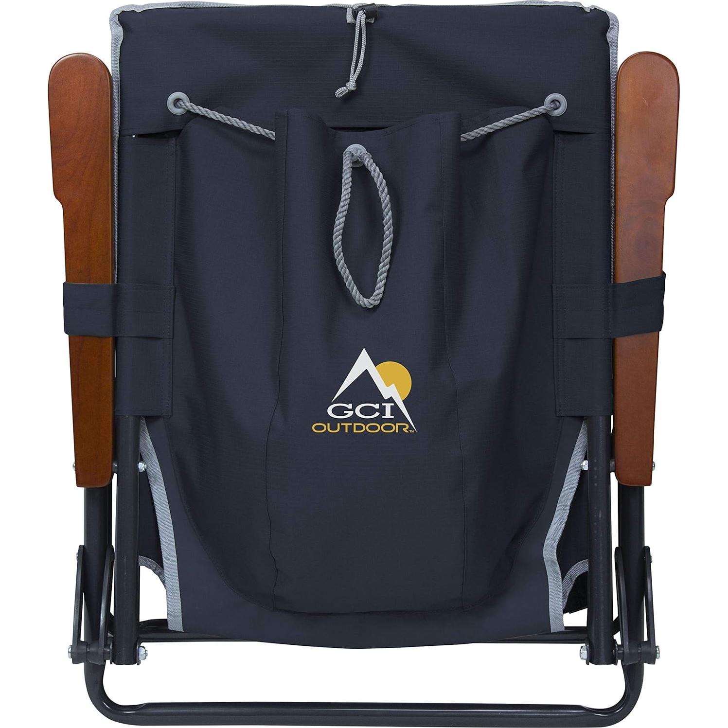 Silla de Camping Plegable GCI Outdoor Mochilero Wilderness Azul