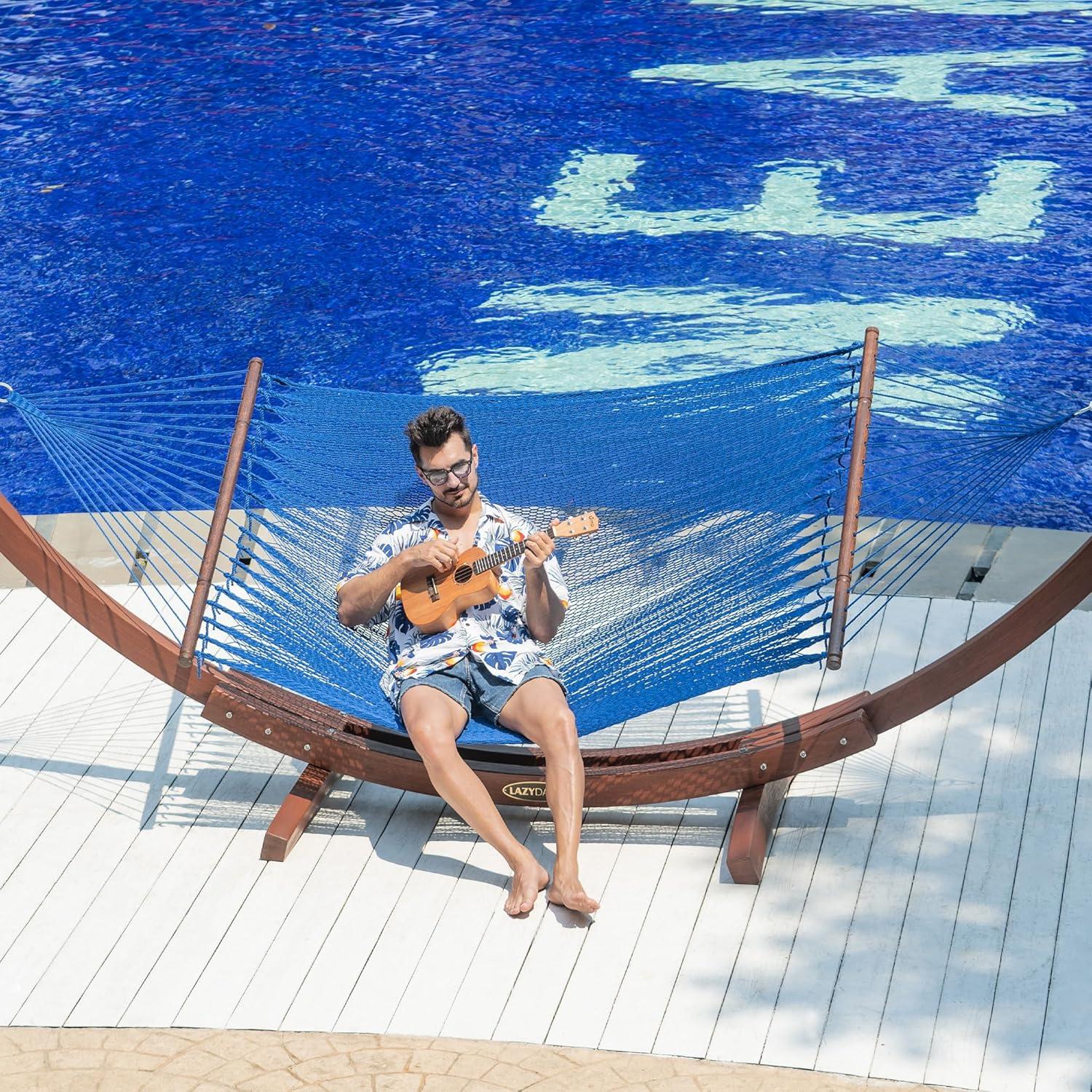 Hamaca Doble Lazy Daze 320 cm Azul para 2 Personas