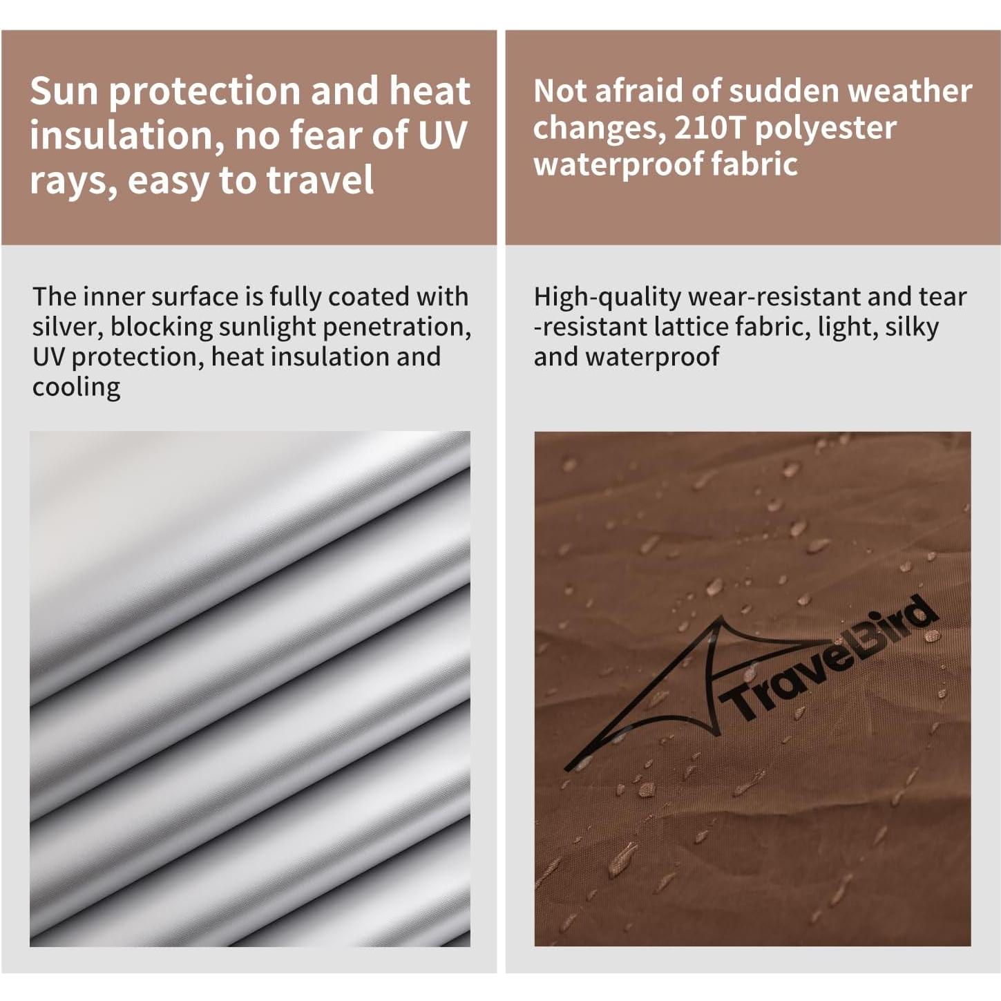 Hamaca de Camping Travel Bird Extra Grande con Red Antimosquitos