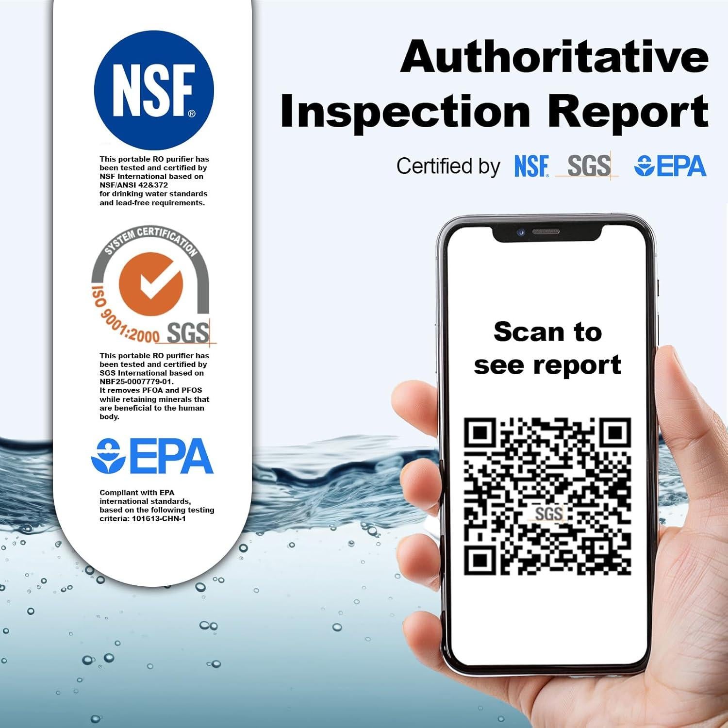 Purificador de Agua RO Purewell K8680, 10 Etapas, UV, 6.36 kg