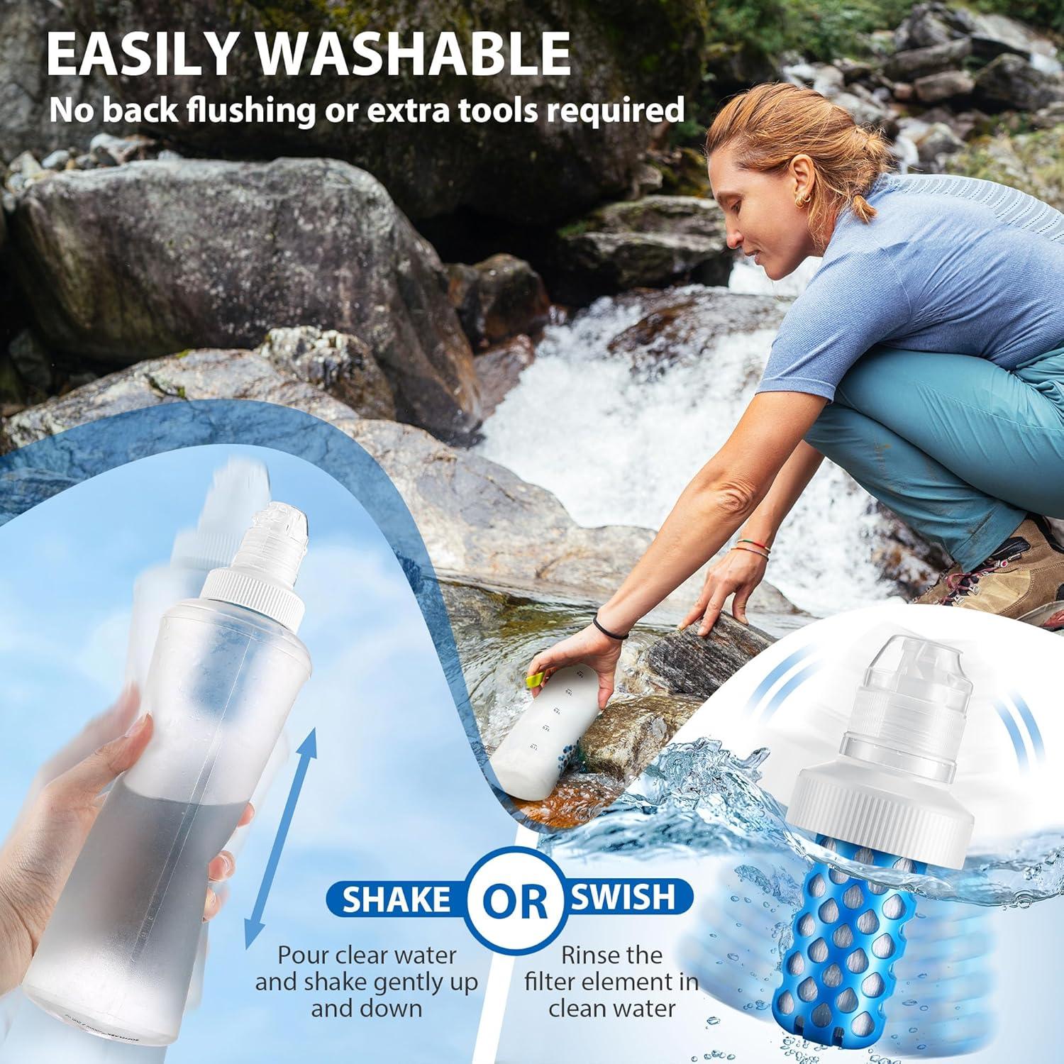 Cartucho de Filtro de Agua Enhon SO1905 para Katadyn BeFree