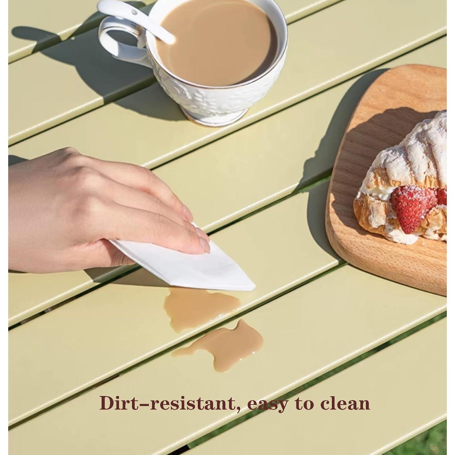 Mesa Plegable de Camping SKDGPS 1-1 Beige 96.5x55.9cm