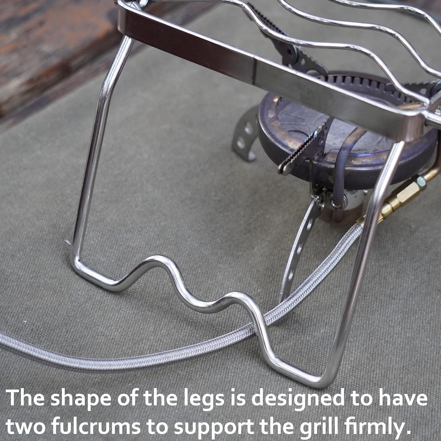 Parrilla de Camping Plegable Camping Moon 35.1cm Acero Inoxidable