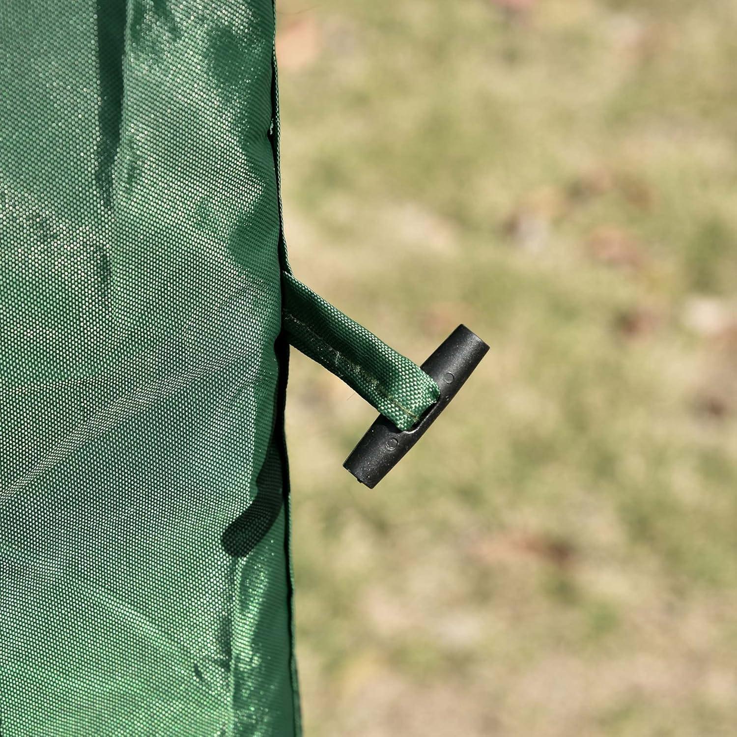 Carpa Plegable Outsunny 2.16x2.16m para 4 Personas Verde