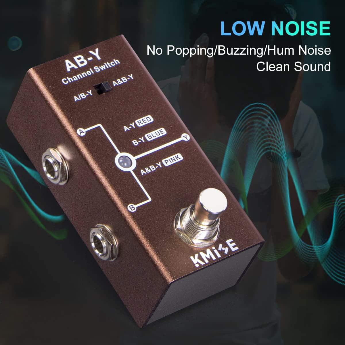 Pedal de Efectos ABY Kmise para Guitarra Eléctrica True Bypass