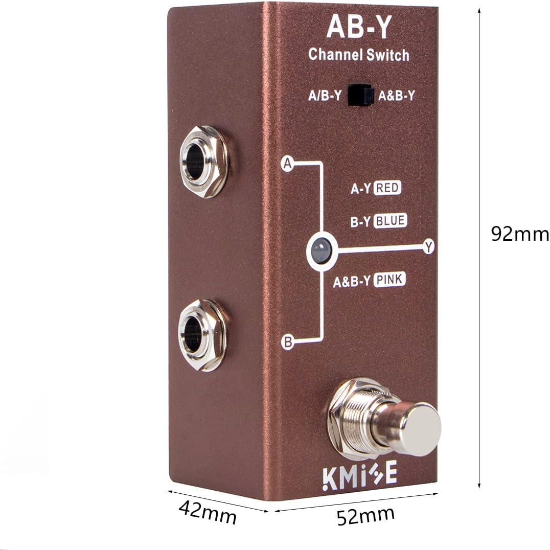 Pedal de Efectos ABY Kmise para Guitarra Eléctrica True Bypass