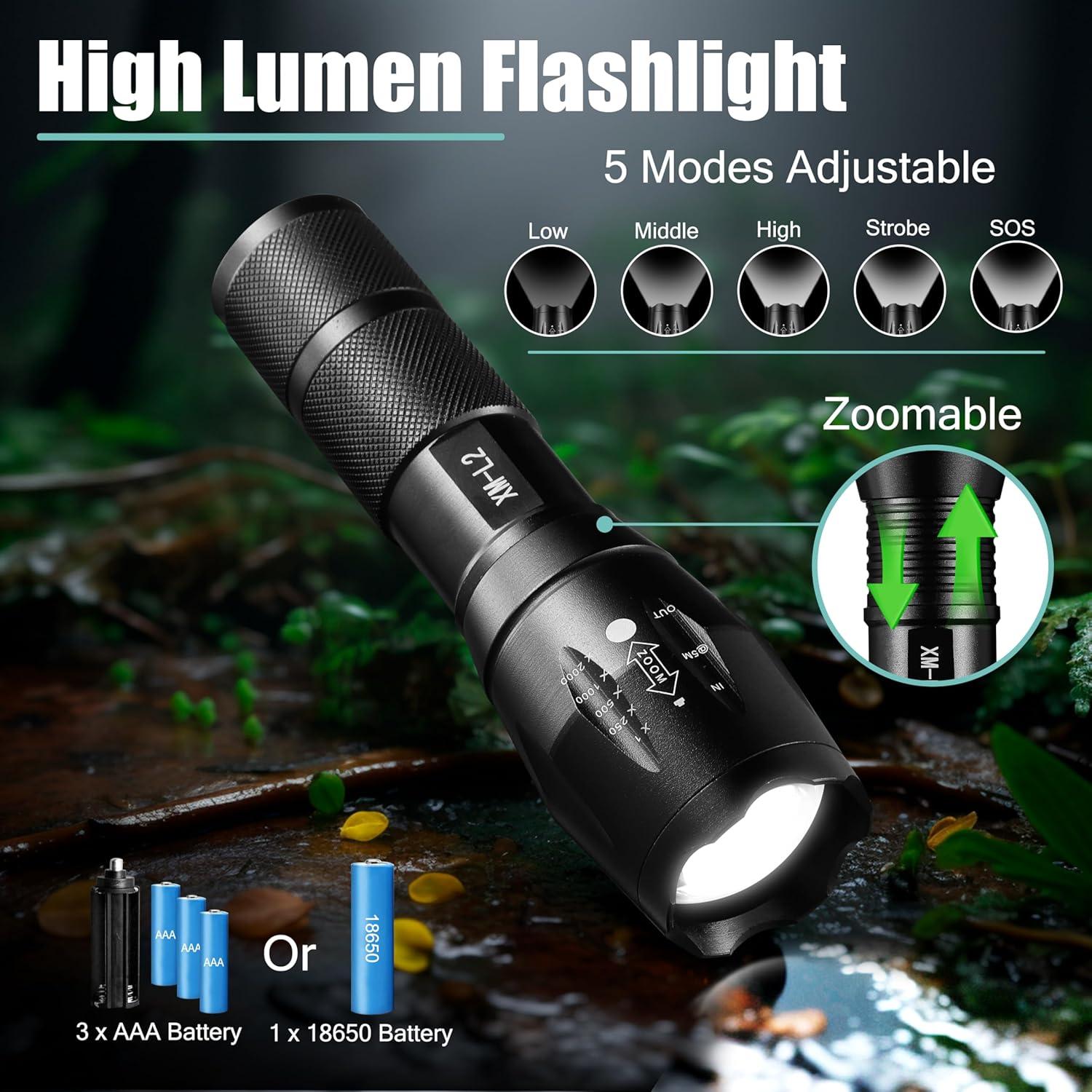 Kit de Supervivencia RoverTac 11 en 1 con Linterna y Cuchillo