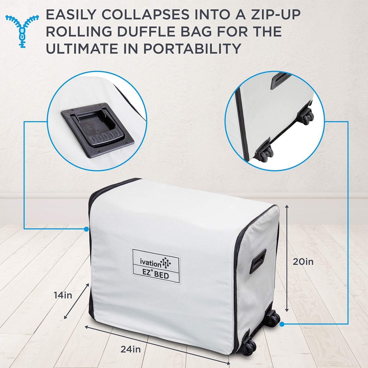 Colchón de Aire Ivation EZ-Bed Doble Autoinflable 203x140 cm