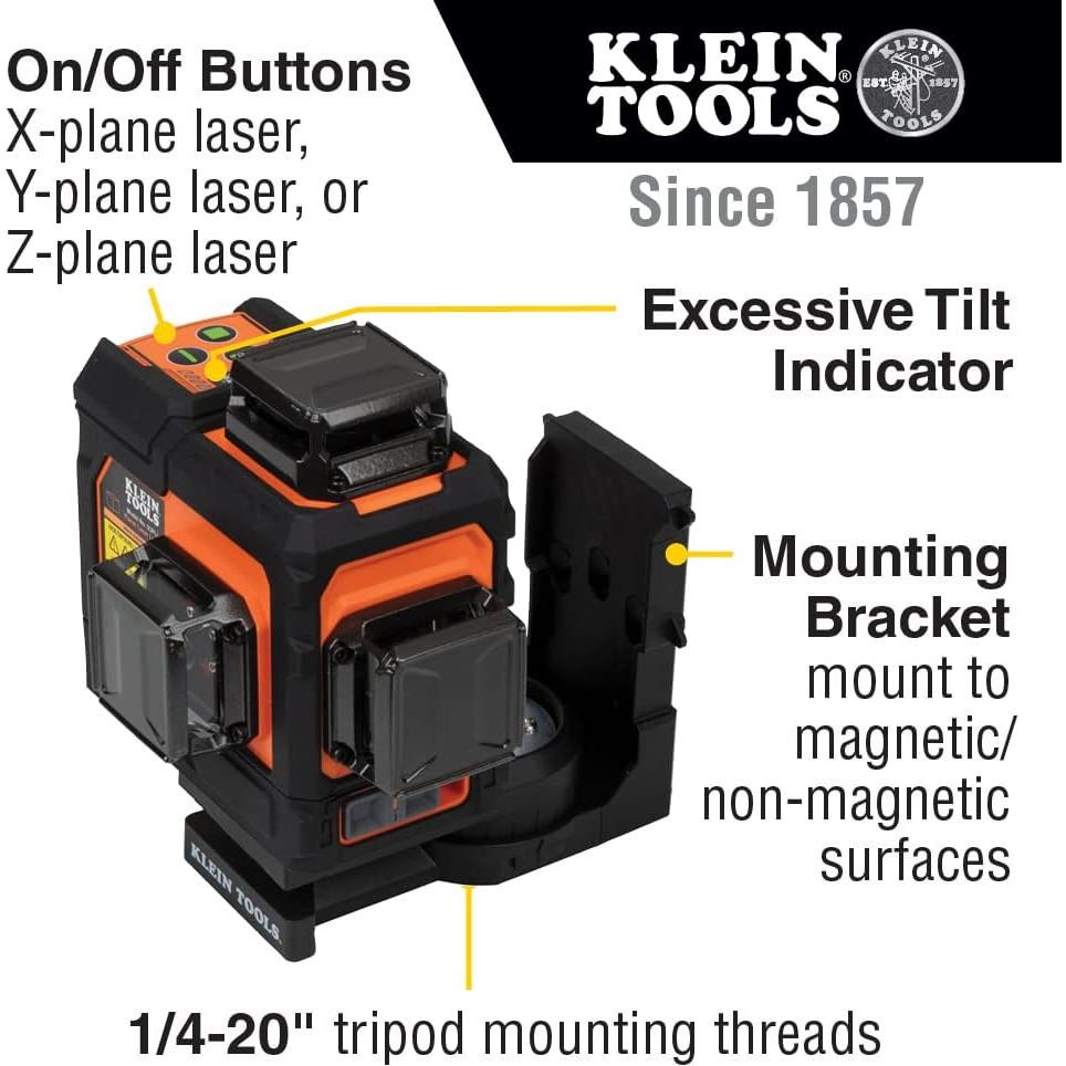 Nivel Láser Autonivelante Klein Tools 93PLL Verde 360°