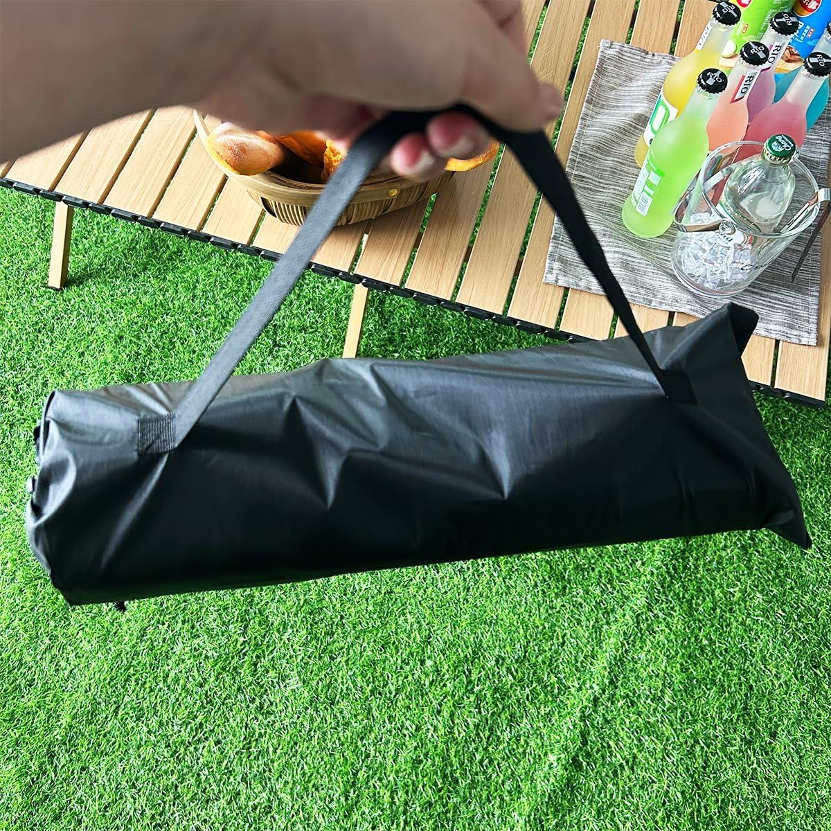 Silla Plegable de Camping Nyeullcy, Respaldo Cómodo, 0.5 kg