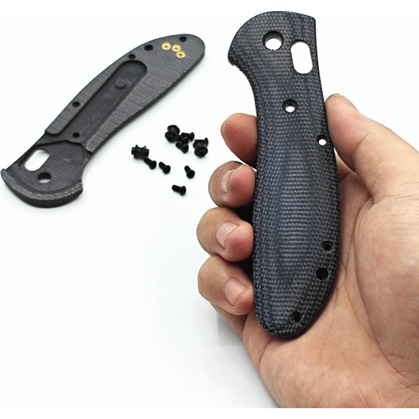 Mangos de Micarta para Cuchillo Benchmade Griptilian 551 - 2 Piezas