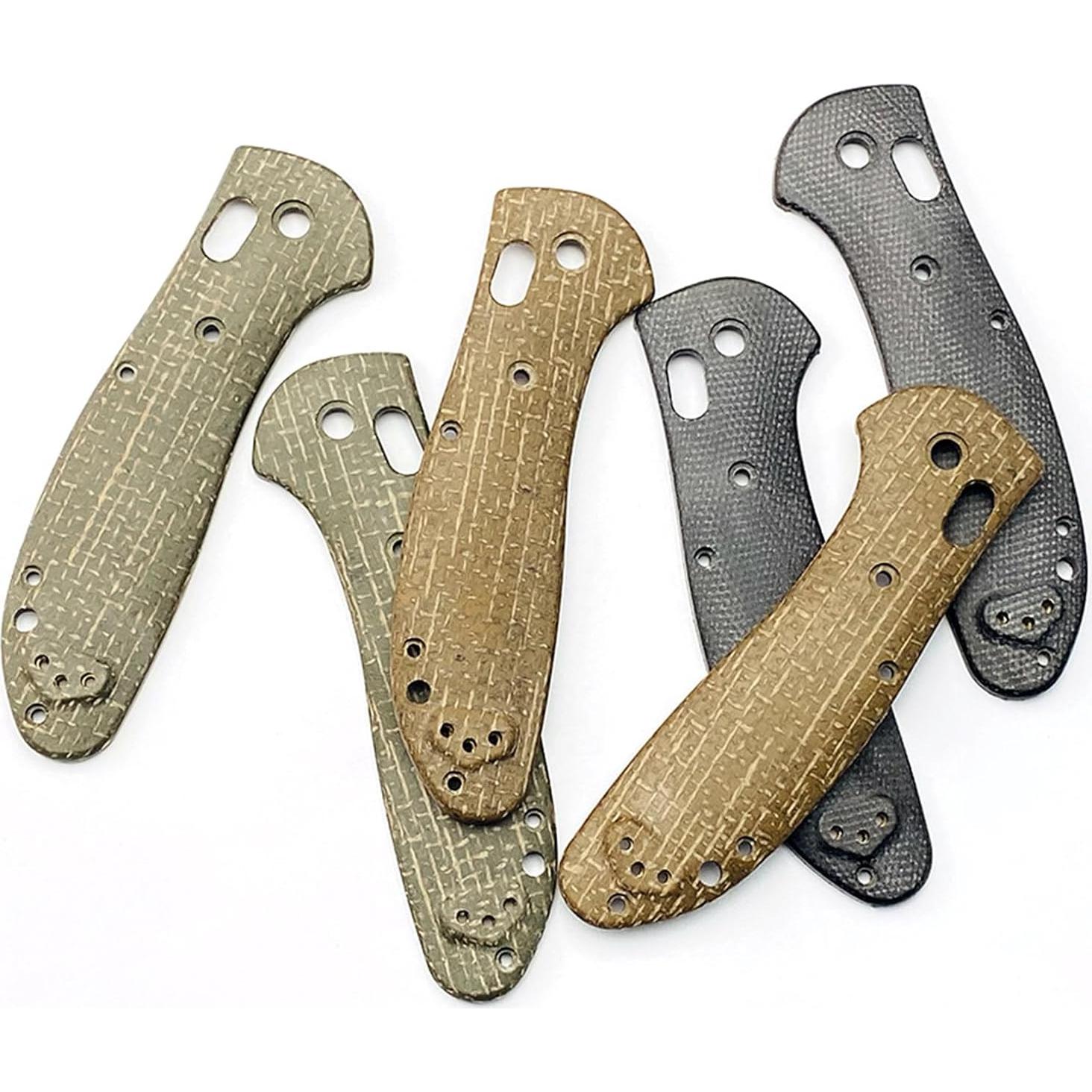 Mangos de Micarta para Cuchillo Benchmade Griptilian 551 - 2 Piezas