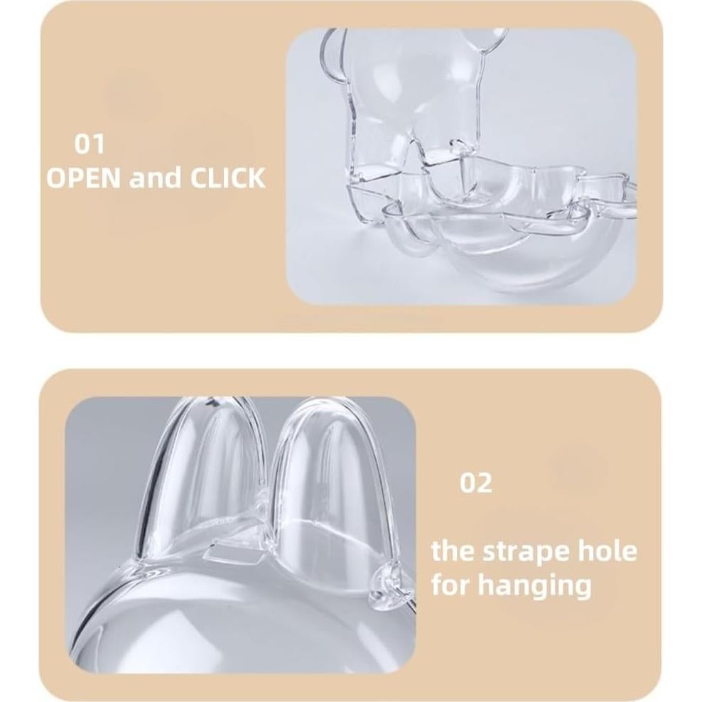 Funda Protectora Labubu Cry Baby - Caja Dura Transparente