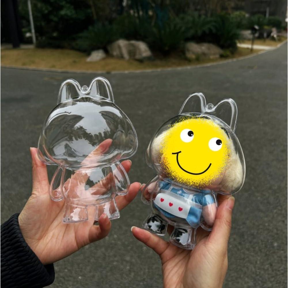 Funda Protectora Labubu Cry Baby - Caja Dura Transparente