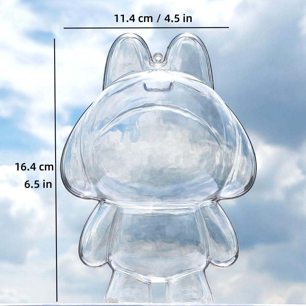 Funda Protectora Labubu Cry Baby - Caja Dura Transparente